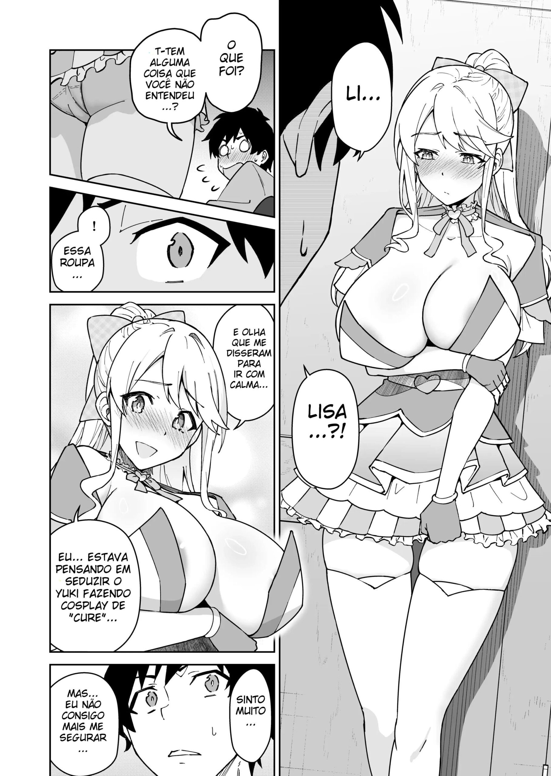 Atravesse Meu Coração ~ A Membro Tsundere do Comitê Disciplinar e a Linda Estudante de Intercâmbio Loira ~ — página 18