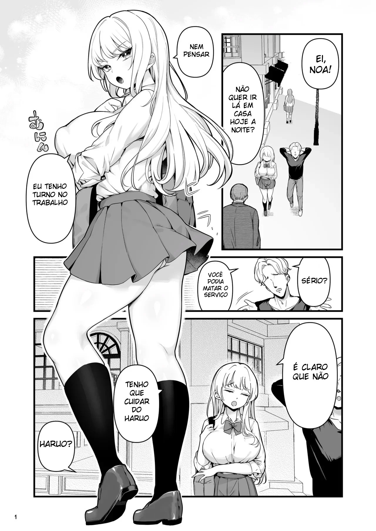 Fiz Um Sexo Selvagem Com Uma Gyaru Peituda Que Trabalhava Meio Período! 2 — página 3