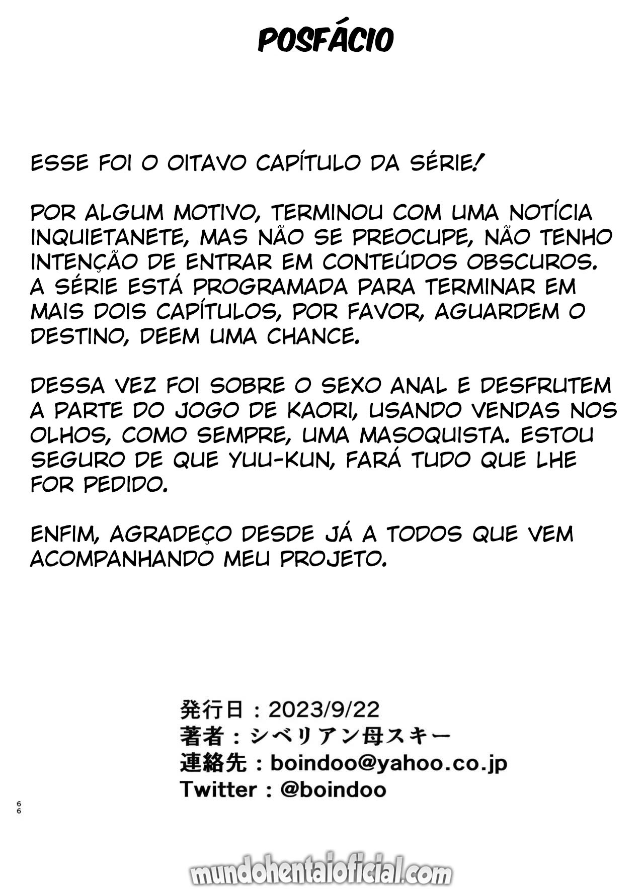 Minha Mãe é a Pessoa a Quem Amo 8 — página 64