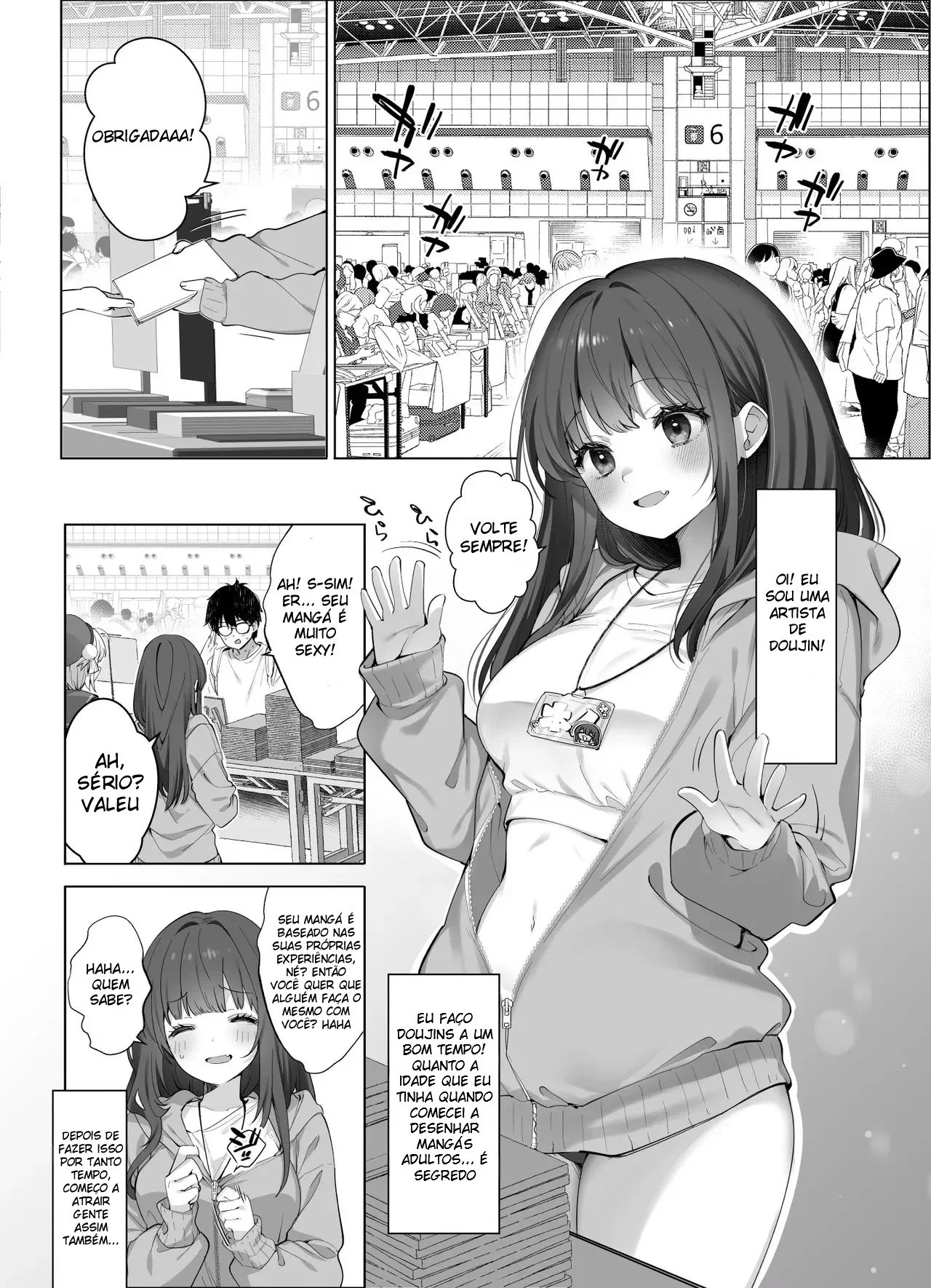 Prazer Em Te Conhecer ~ Eu Sou Uma Autora de Doujin de Nível Intermediário. — página 4