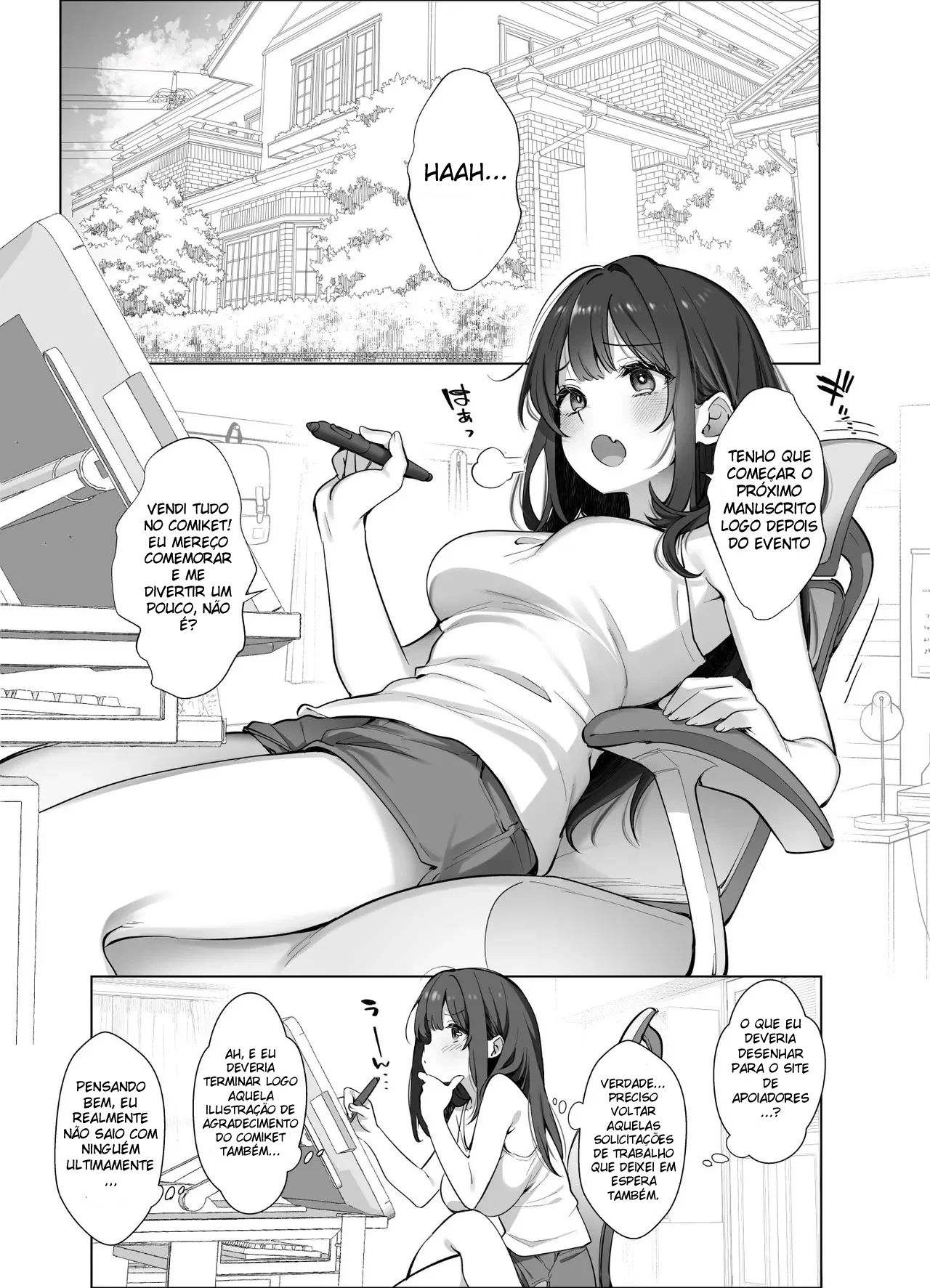 Prazer Em Te Conhecer ~ Eu Sou Uma Autora de Doujin de Nível Intermediário. — página 6