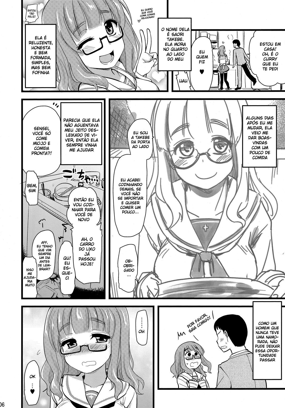 A História de Como Arranjei Uma Namorada Chamada Saori-chan Takebe. — página 3