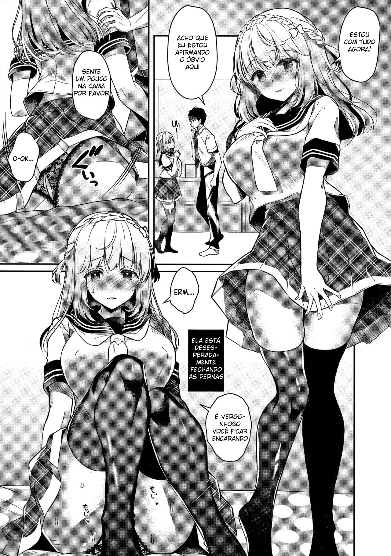 Minha Amiga de Infância e Namorada, e Sua Lingerie Sexy — página 13