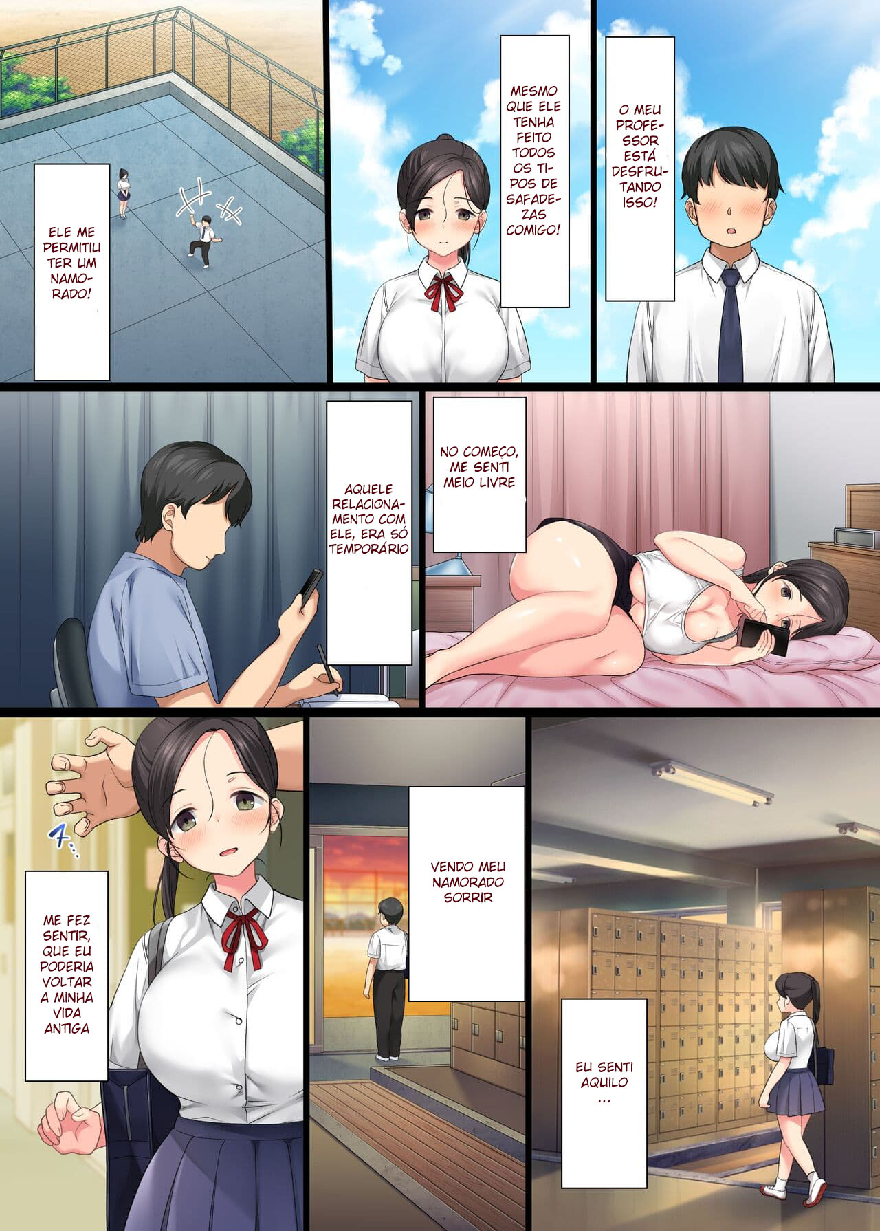 Uma Linda Garota Introvertida Usada por Seu Professor 3 — página 12