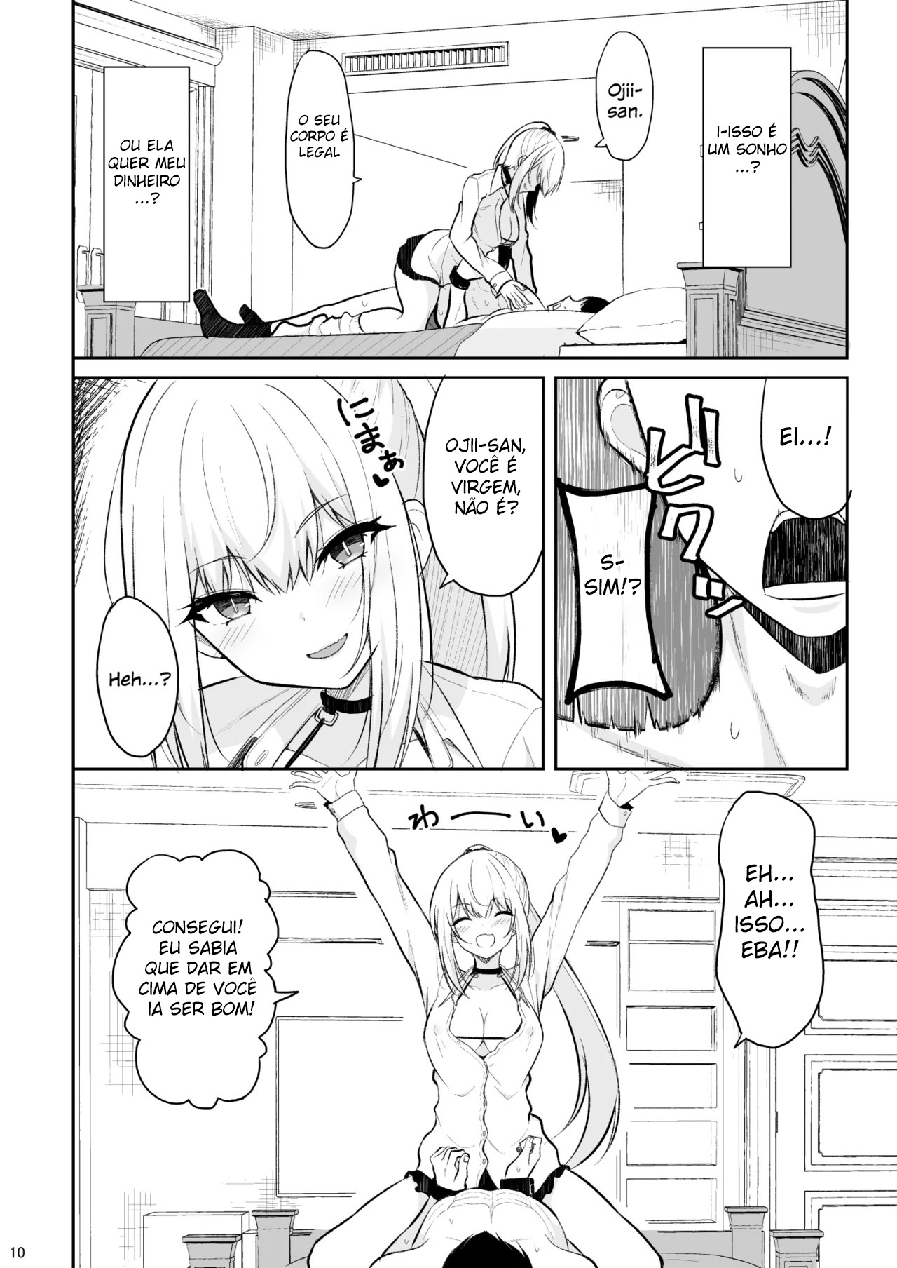 Uma Gyaru de Coxas Grossas Que Me Enlouqueceu Até Eu Não Aguentar e Gozar Dentro — página 9