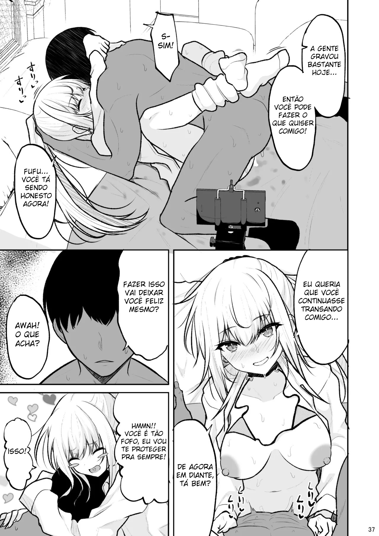 Uma Gyaru de Coxas Grossas Que Me Enlouqueceu Até Eu Não Aguentar e Gozar Dentro — página 36