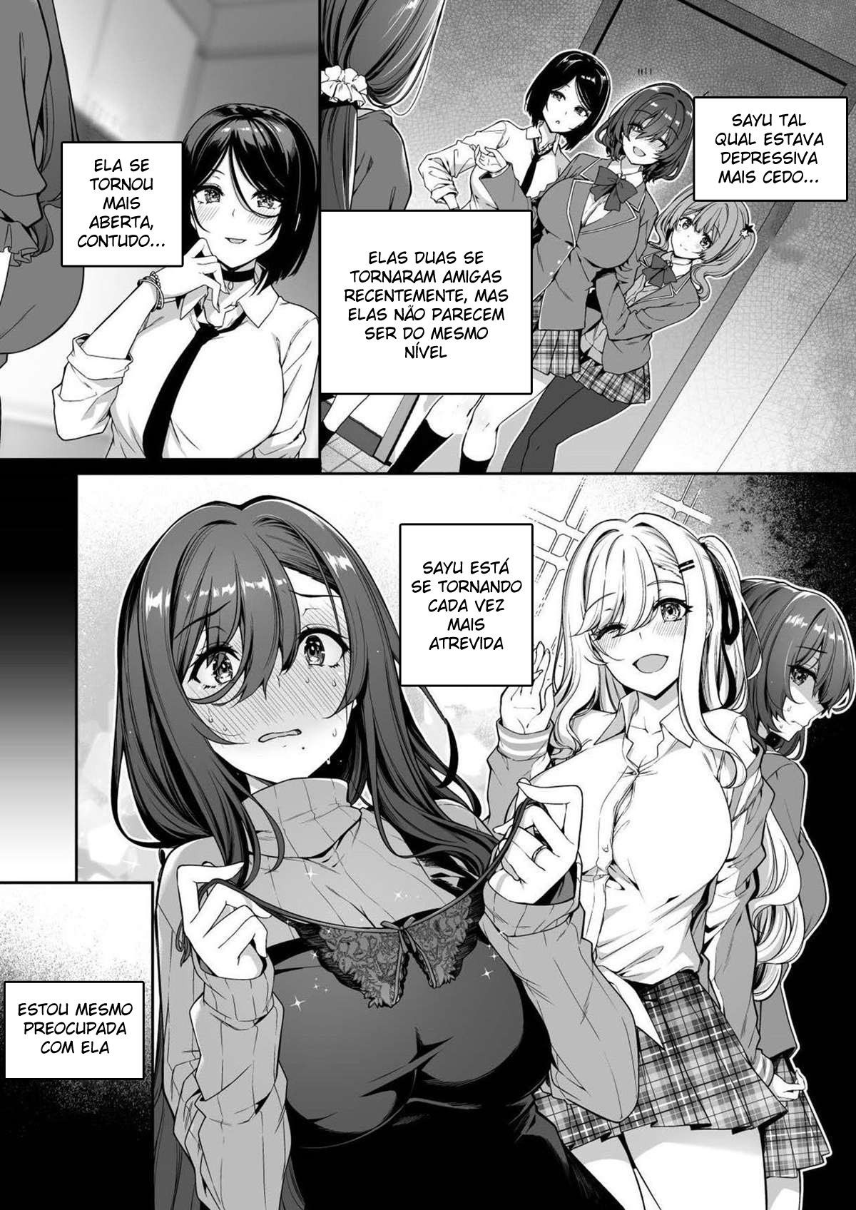 Uma História Sobre Um Casal Introvertido Fazendo Treinamento Sexual Com Garotas Extrovertidas e Desinibidas. 3 — página 9