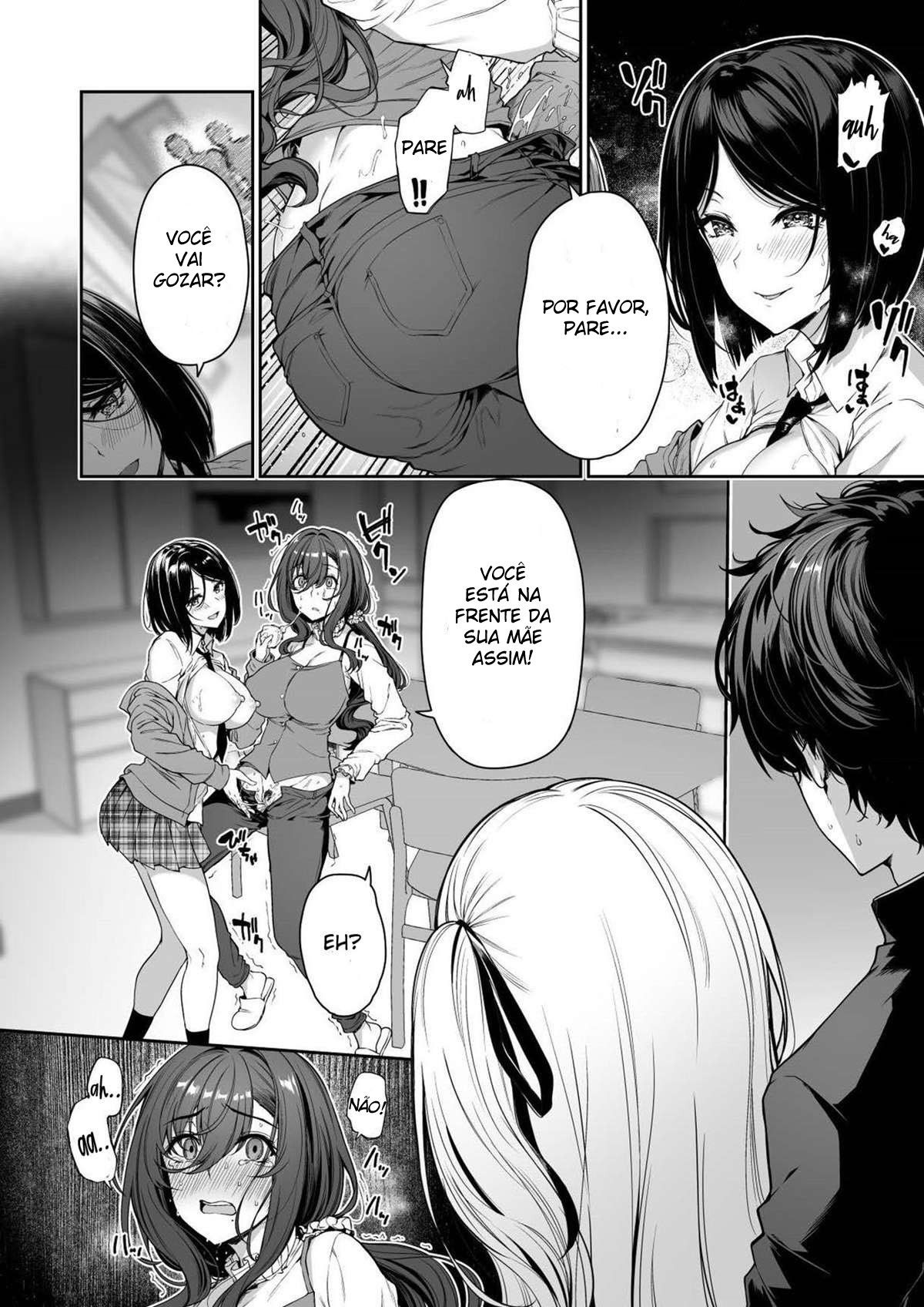 Uma História Sobre Um Casal Introvertido Fazendo Treinamento Sexual Com Garotas Extrovertidas e Desinibidas. 3 — página 21