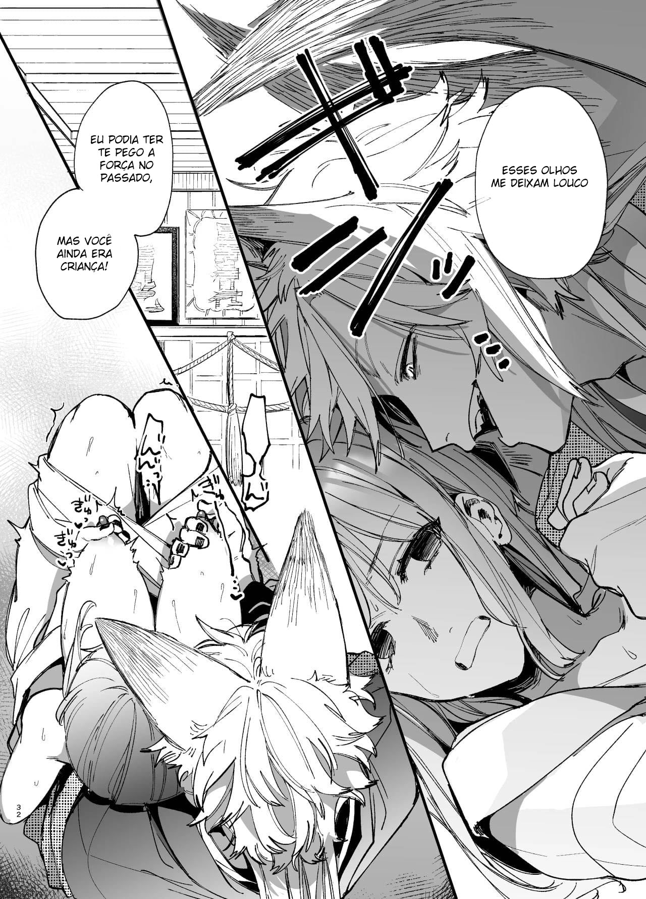 Até Que o Exorcista de Merda Ren-kun, me Conquistou Com Seu Abraço 2 — página 32