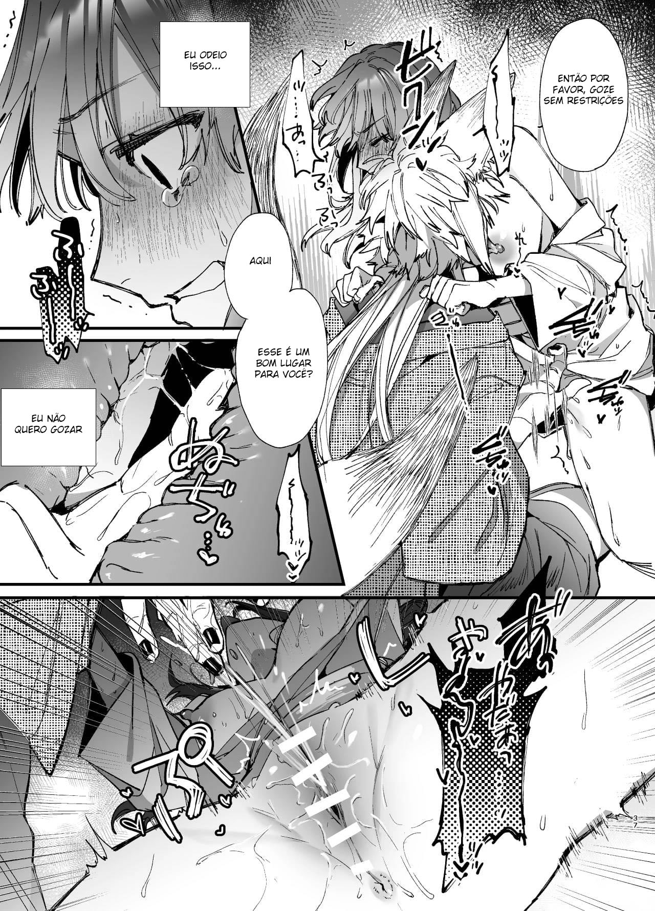 Até Que o Exorcista de Merda Ren-kun, me Conquistou Com Seu Abraço 2 — página 37
