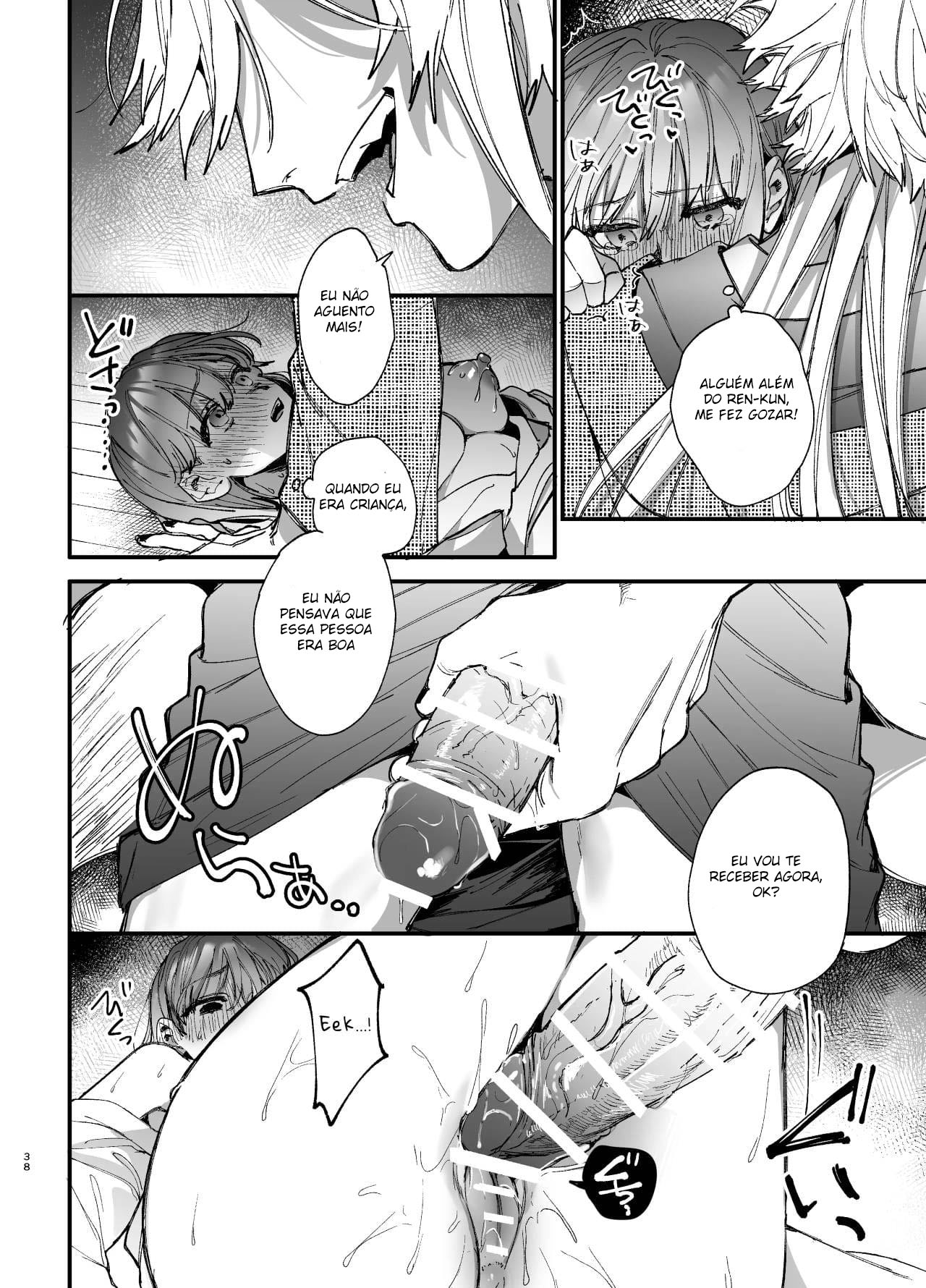 Até Que o Exorcista de Merda Ren-kun, me Conquistou Com Seu Abraço 2 — página 38