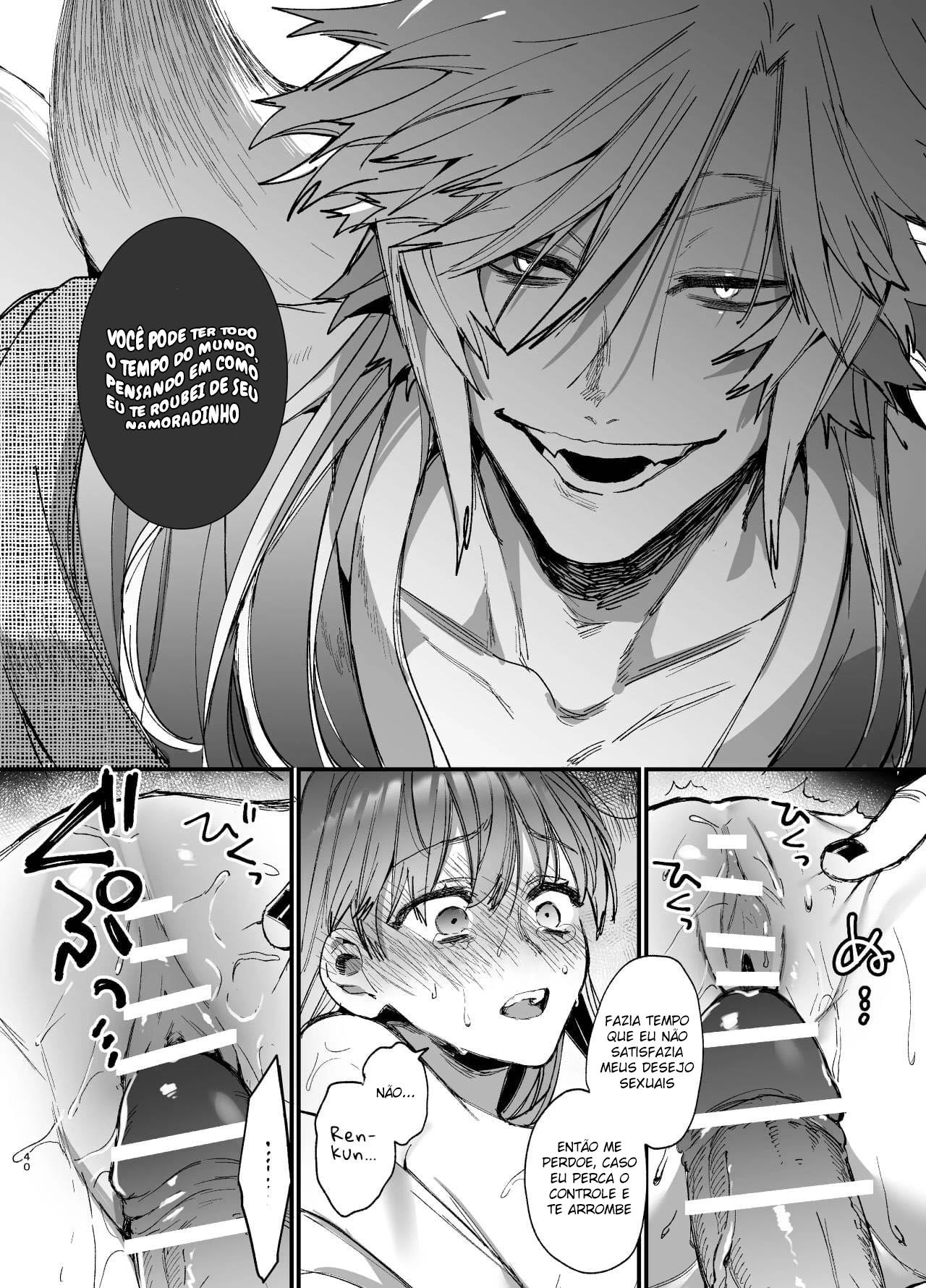 Até Que o Exorcista de Merda Ren-kun, me Conquistou Com Seu Abraço 2 — página 40
