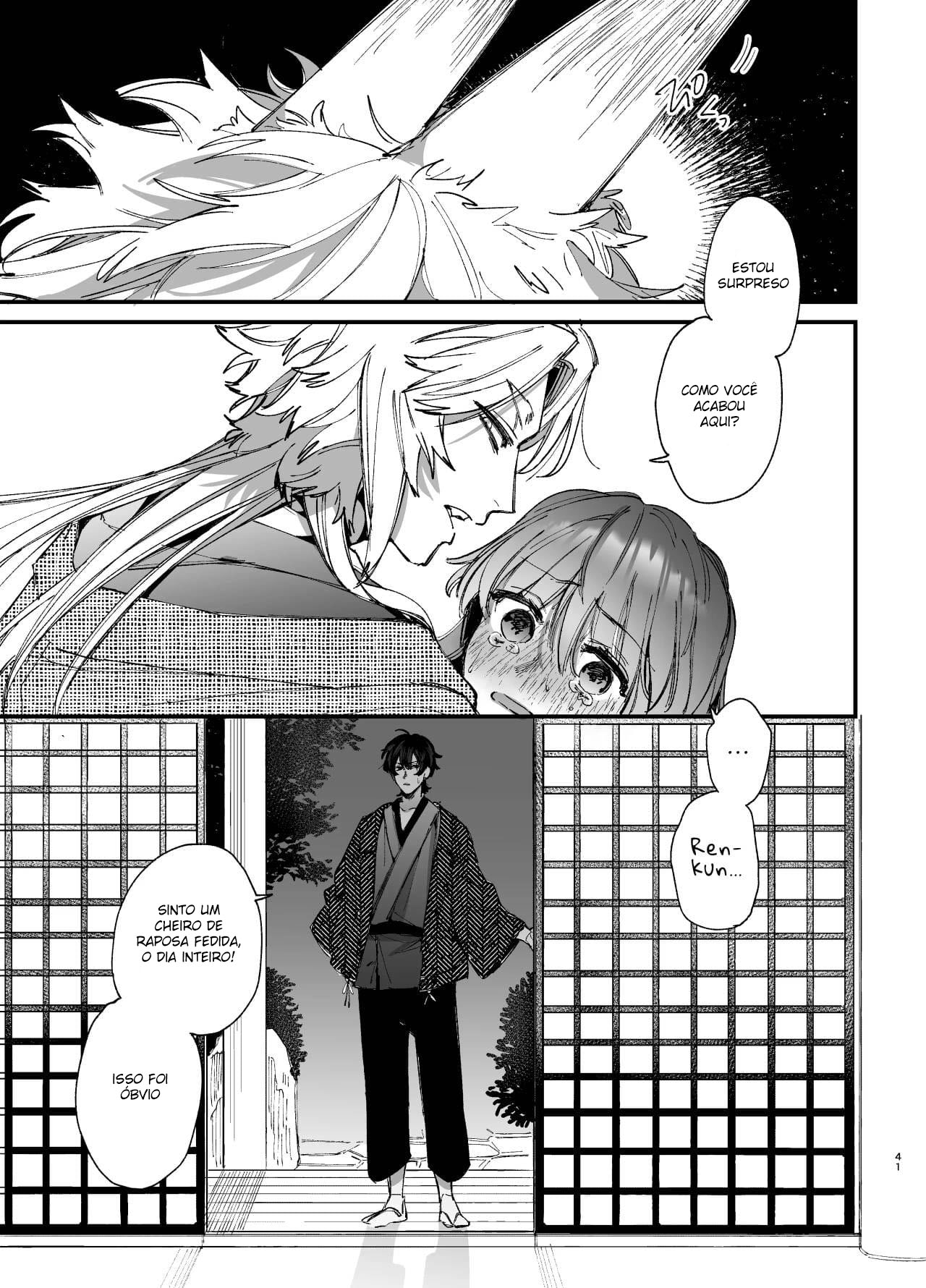Até Que o Exorcista de Merda Ren-kun, me Conquistou Com Seu Abraço 2 — página 41