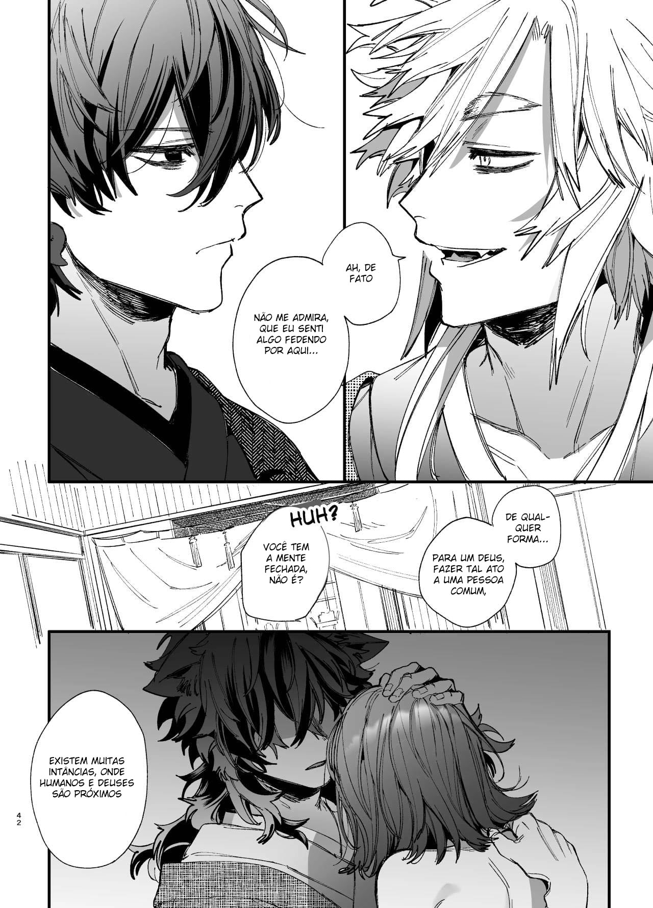 Até Que o Exorcista de Merda Ren-kun, me Conquistou Com Seu Abraço 2 — página 42