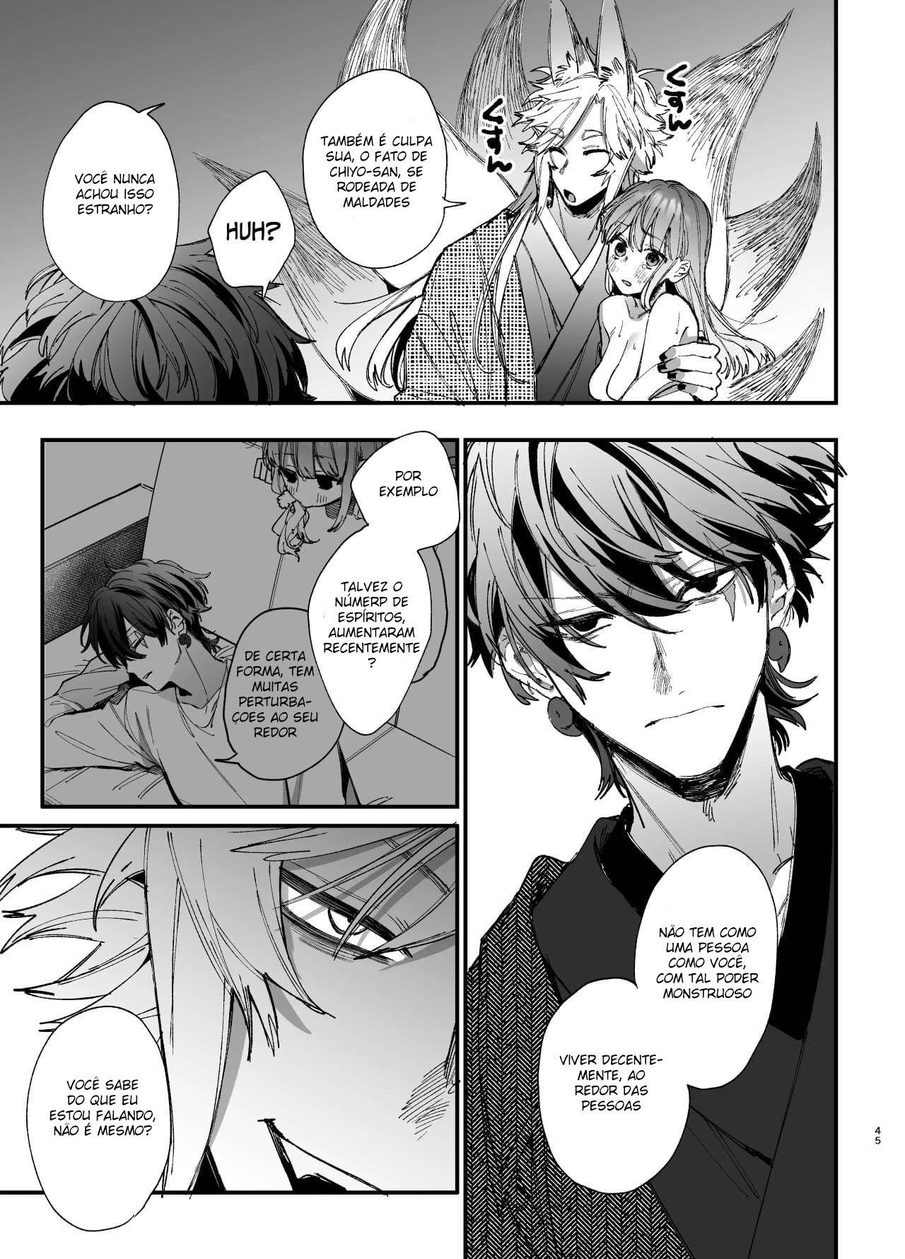 Até Que o Exorcista de Merda Ren-kun, me Conquistou Com Seu Abraço 2 — página 45