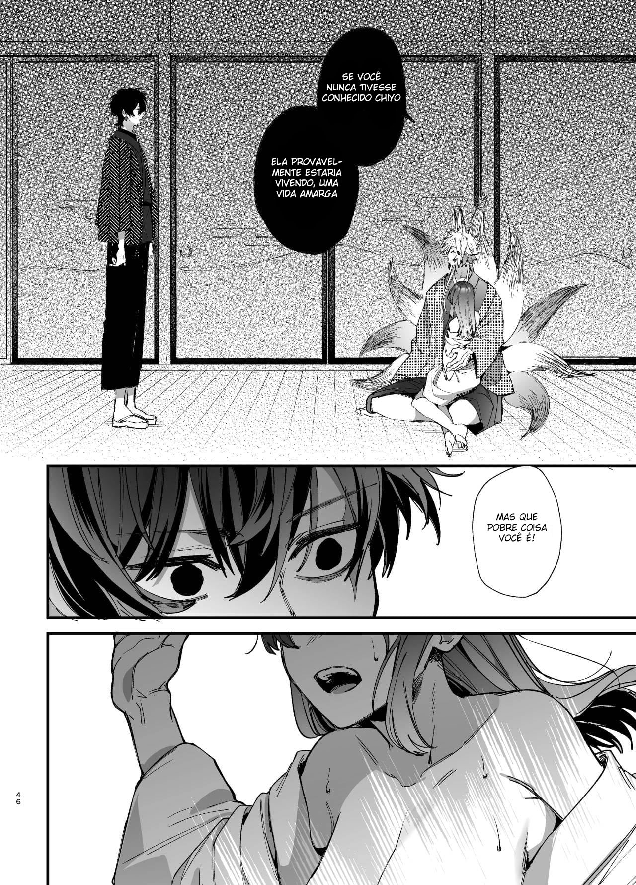 Até Que o Exorcista de Merda Ren-kun, me Conquistou Com Seu Abraço 2 — página 46