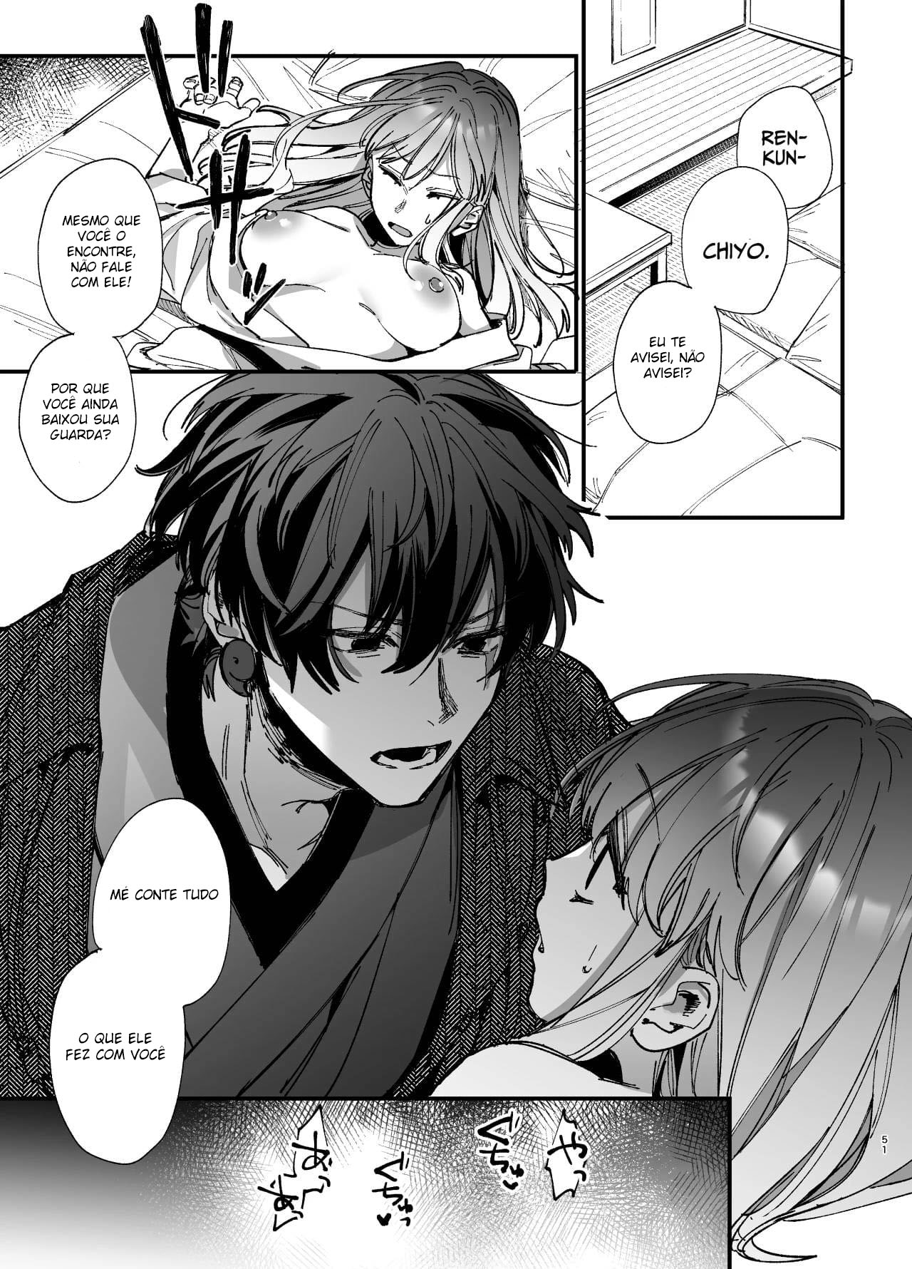 Até Que o Exorcista de Merda Ren-kun, me Conquistou Com Seu Abraço 2 — página 51