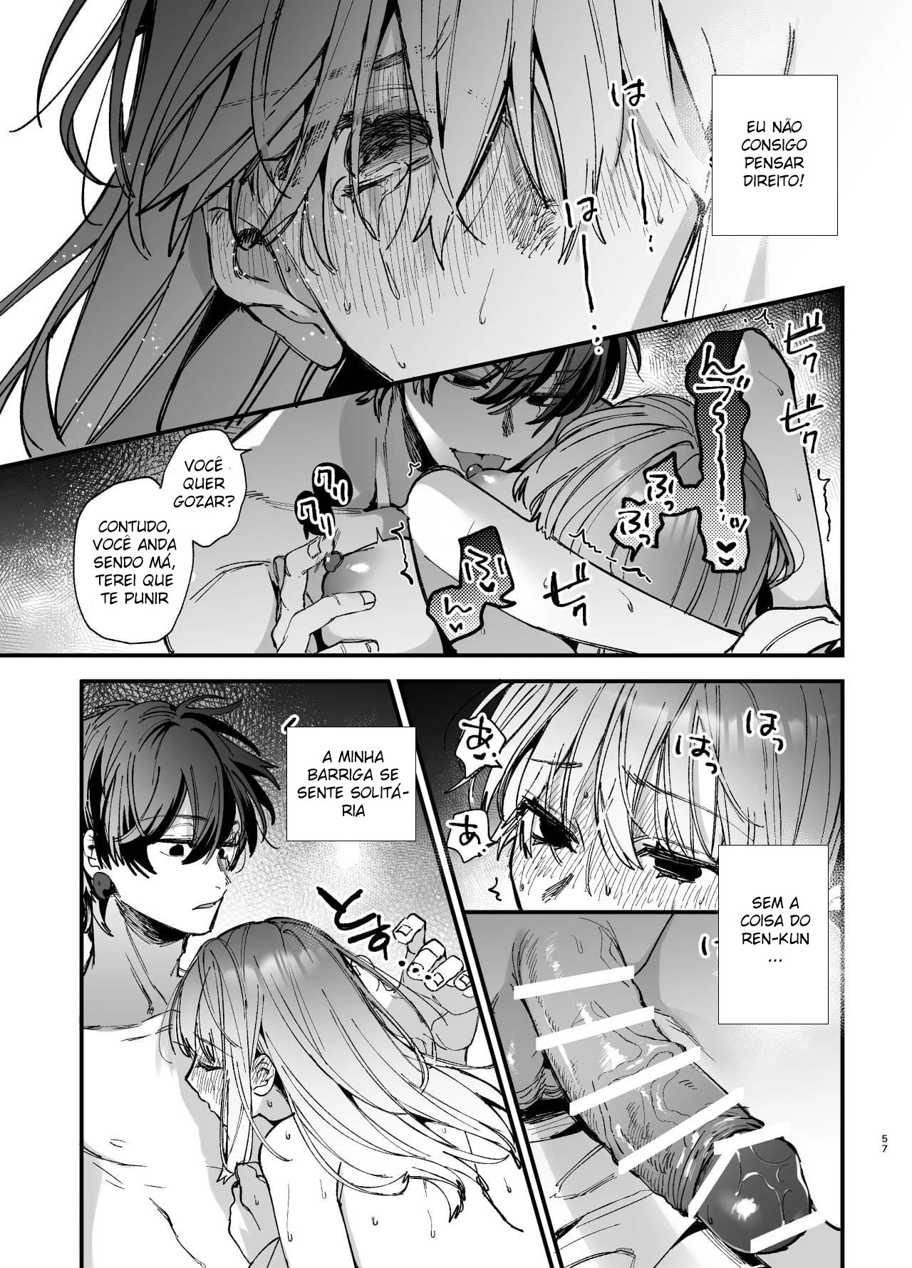Até Que o Exorcista de Merda Ren-kun, me Conquistou Com Seu Abraço 2 — página 57