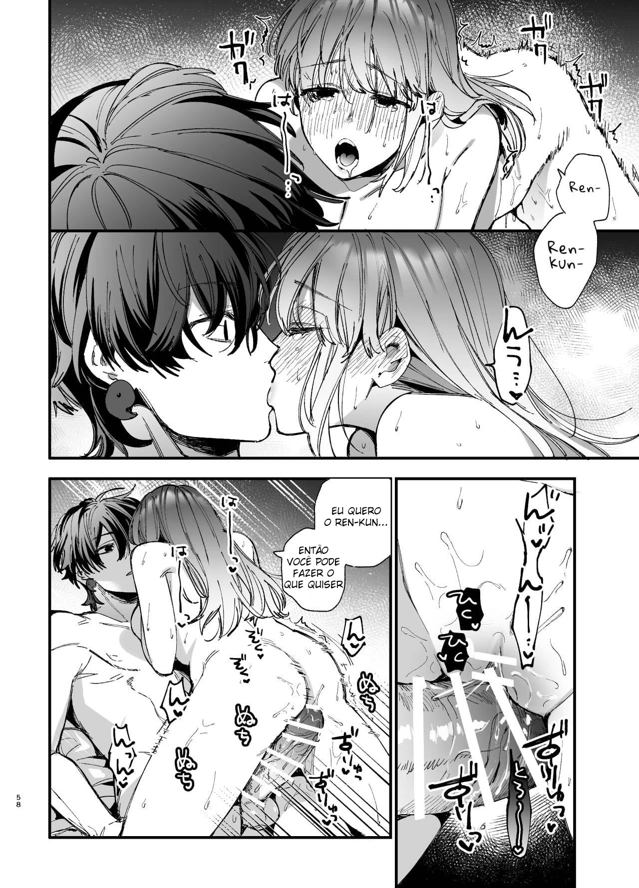 Até Que o Exorcista de Merda Ren-kun, me Conquistou Com Seu Abraço 2 — página 58