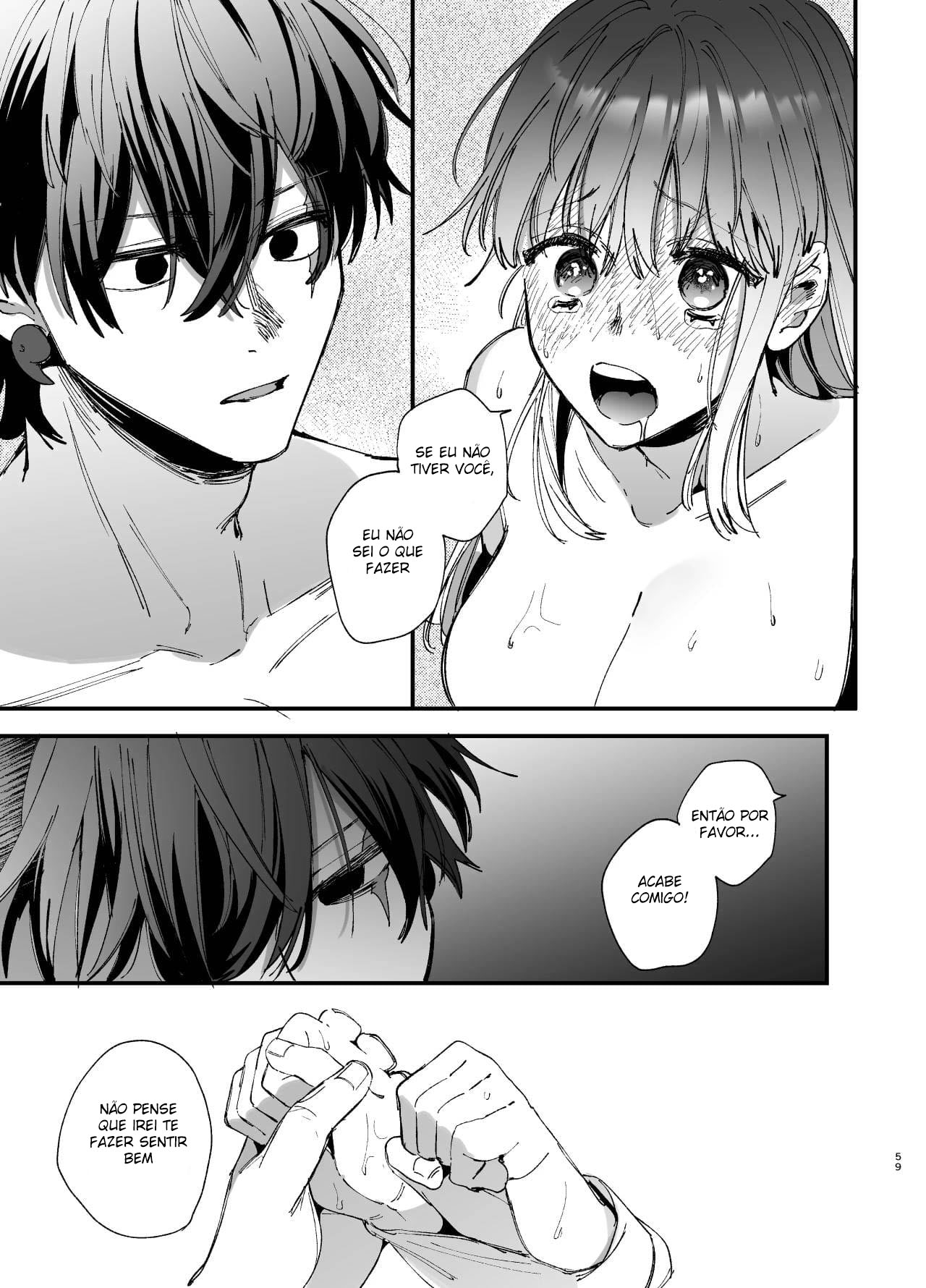 Até Que o Exorcista de Merda Ren-kun, me Conquistou Com Seu Abraço 2 — página 59