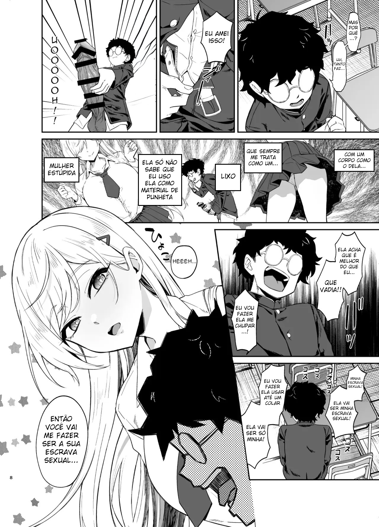 A História de Uma Gyaru Que Se Torna Minha Escrava — página 7