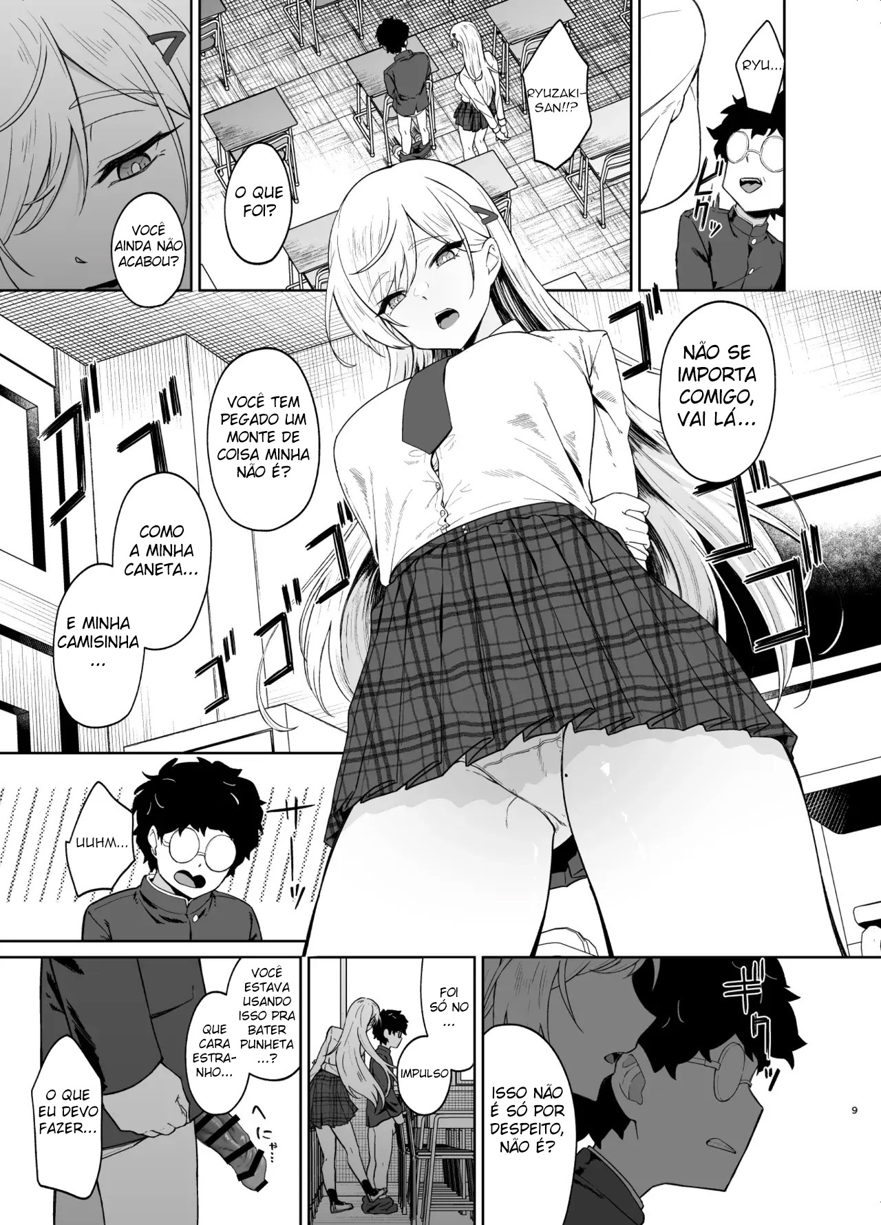 A História de Uma Gyaru Que Se Torna Minha Escrava — página 8