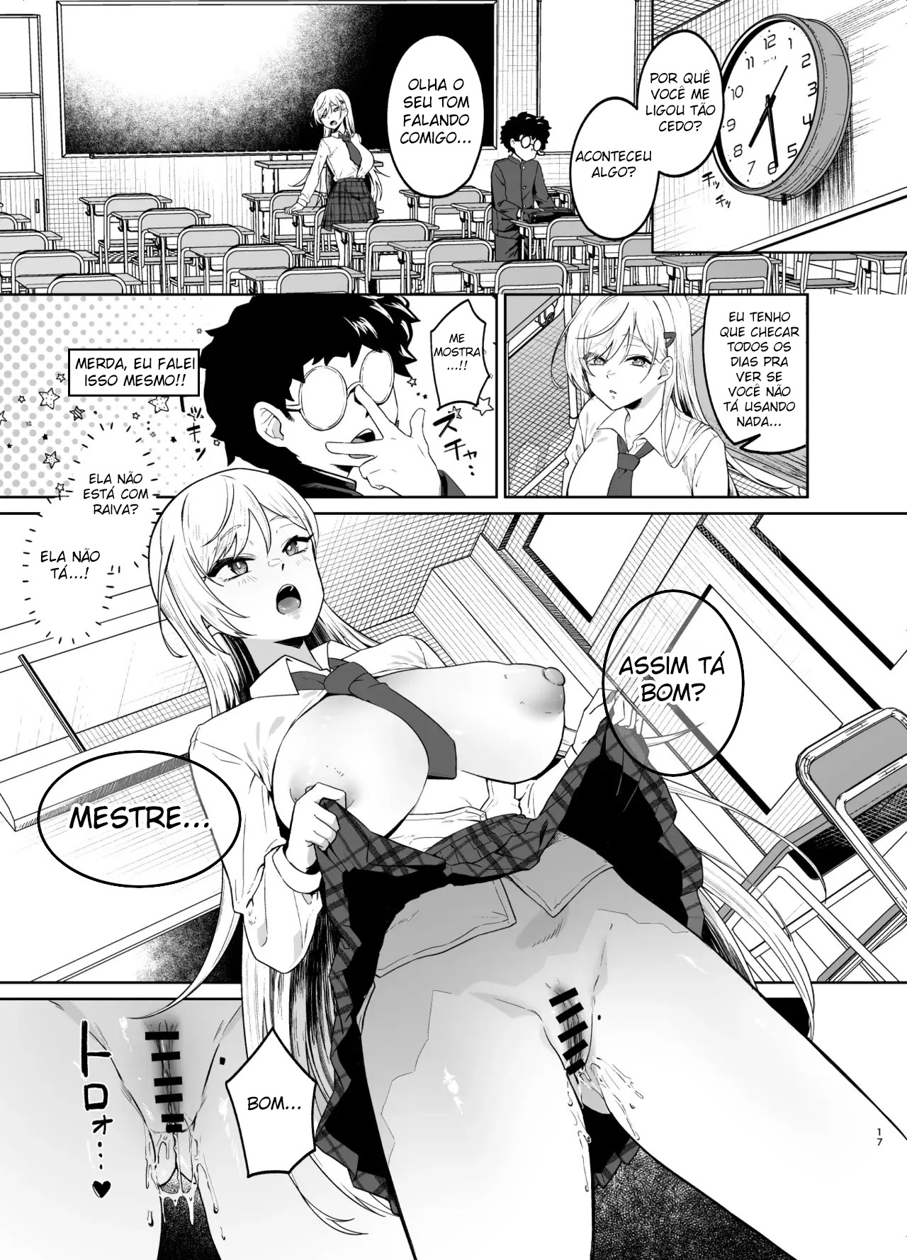 A História de Uma Gyaru Que Se Torna Minha Escrava — página 16
