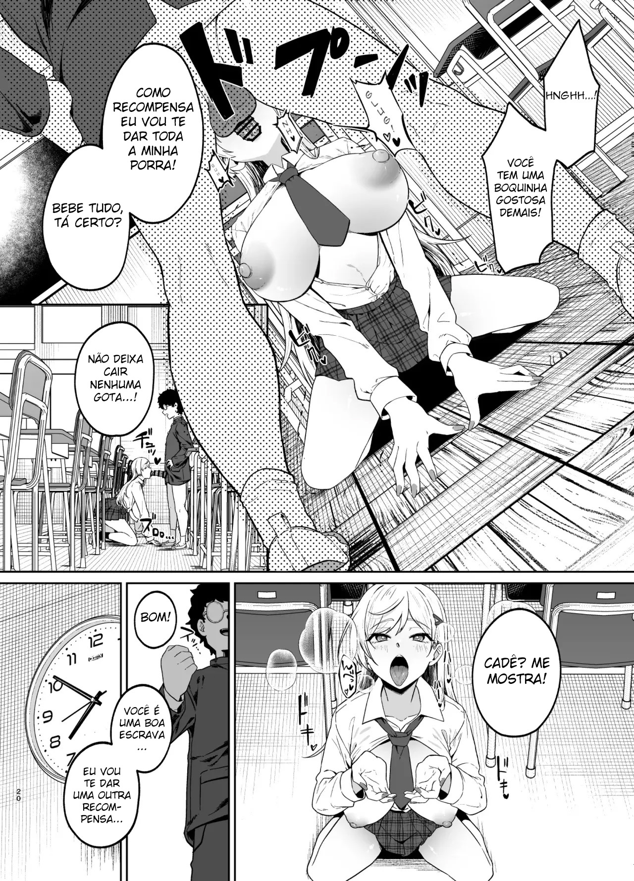 A História de Uma Gyaru Que Se Torna Minha Escrava — página 19