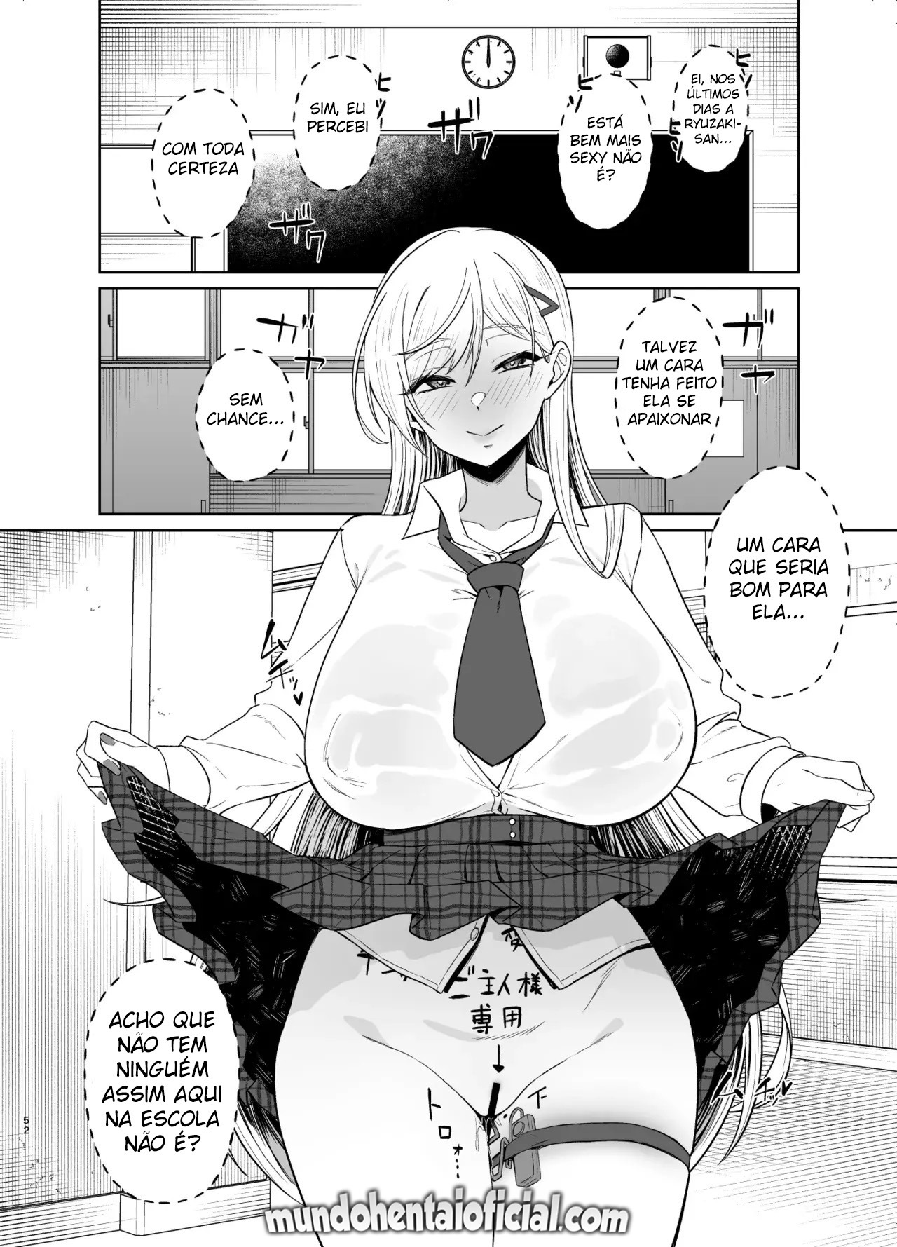 A História de Uma Gyaru Que Se Torna Minha Escrava — página 51