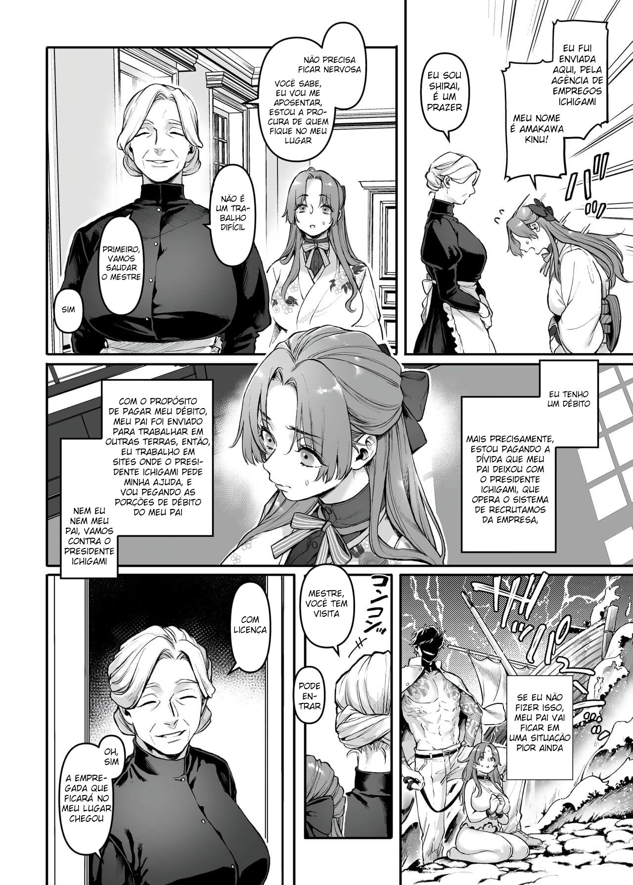 Infiltração! Reembolso de Dívidas de uma Espiã à Beira do Precipício ~A Empregada Crossdressing e o Chefe Oni~ — página 7