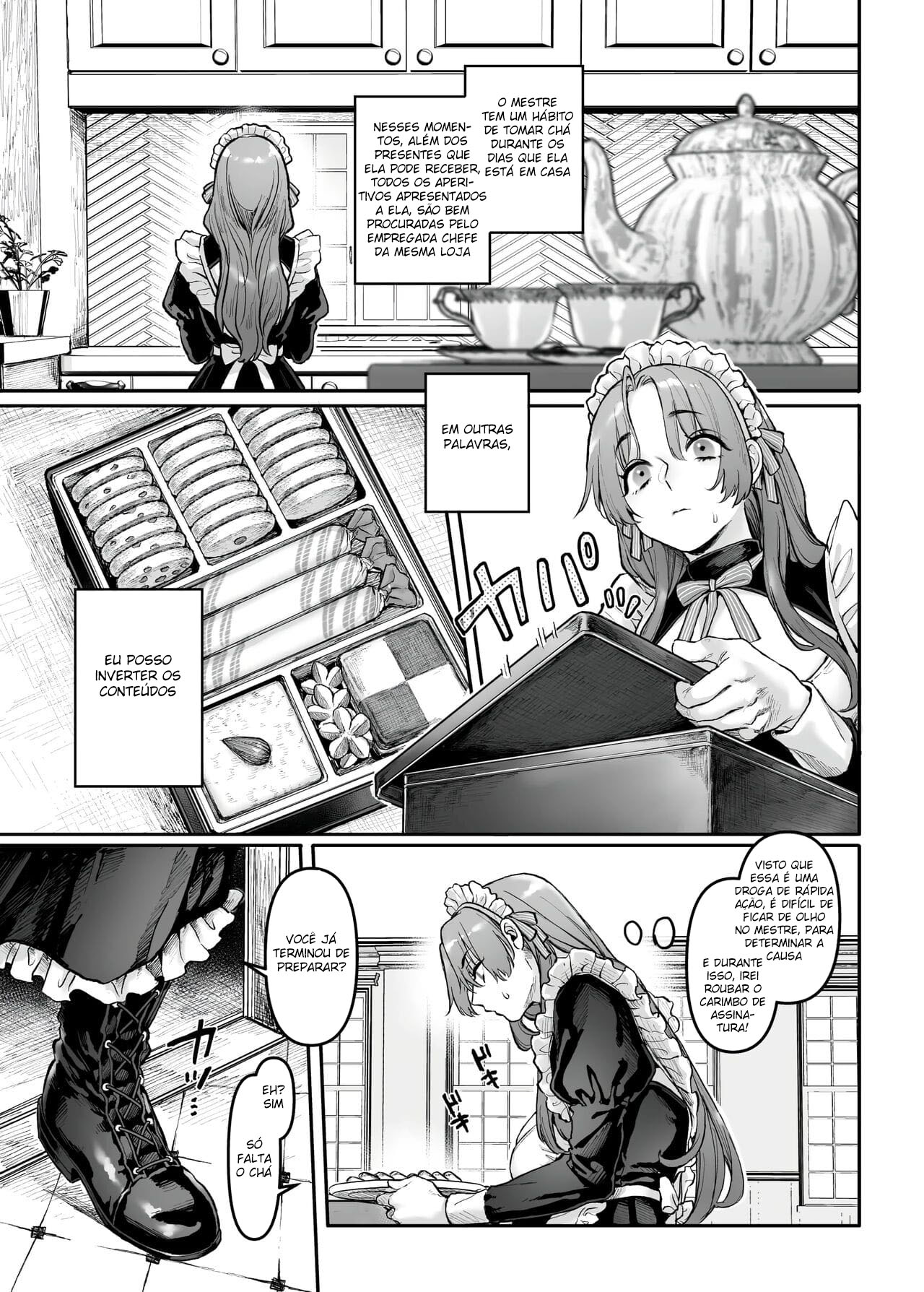 Infiltração! Reembolso de Dívidas de uma Espiã à Beira do Precipício ~A Empregada Crossdressing e o Chefe Oni~ — página 18