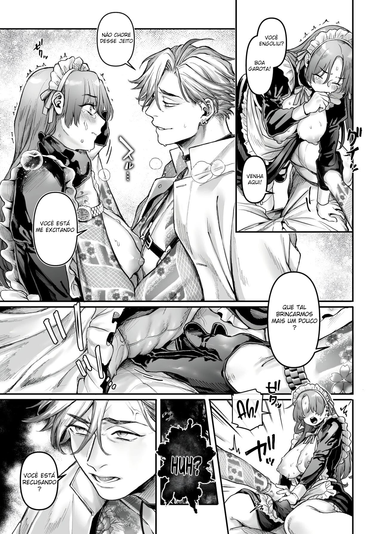 Infiltração! Reembolso de Dívidas de uma Espiã à Beira do Precipício ~A Empregada Crossdressing e o Chefe Oni~ — página 32
