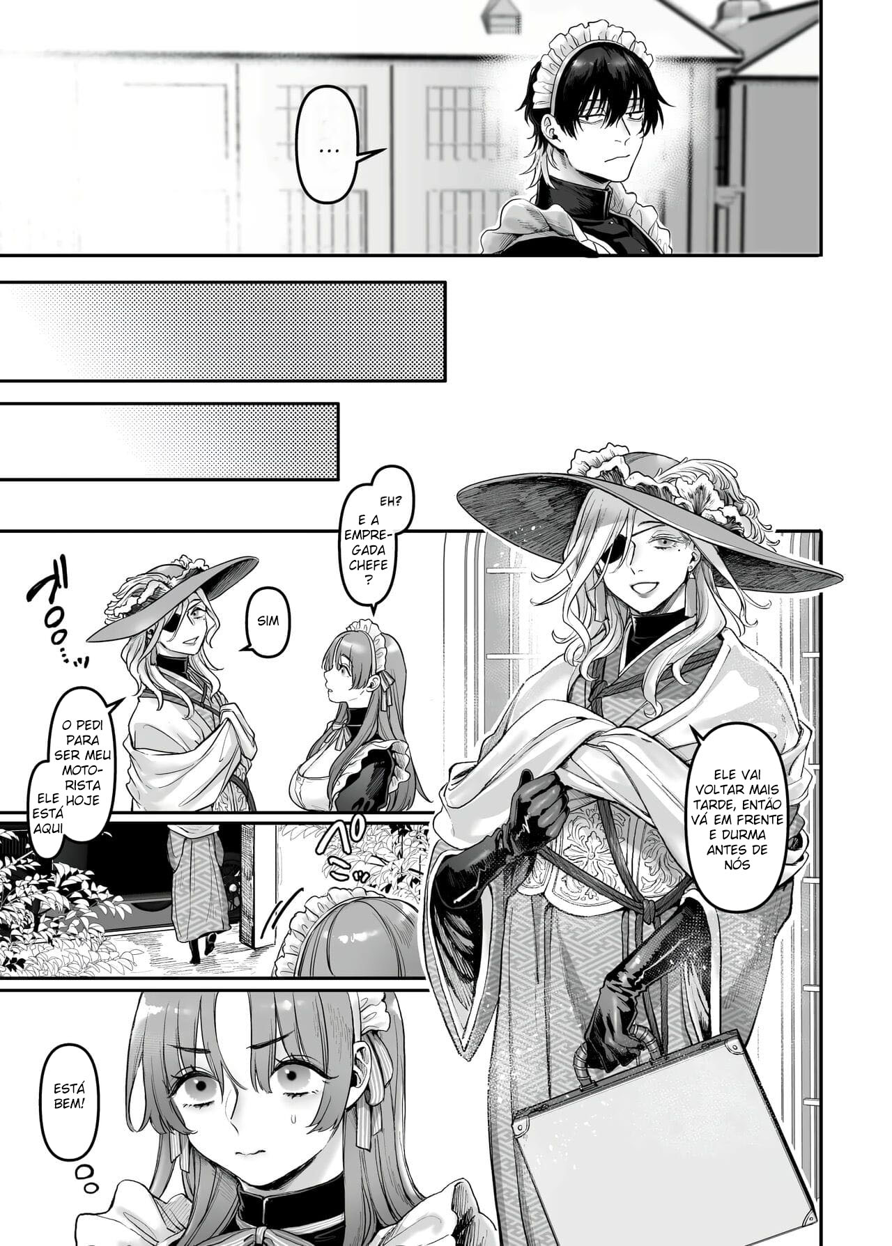 Infiltração! Reembolso de Dívidas de uma Espiã à Beira do Precipício ~A Empregada Crossdressing e o Chefe Oni~ — página 44