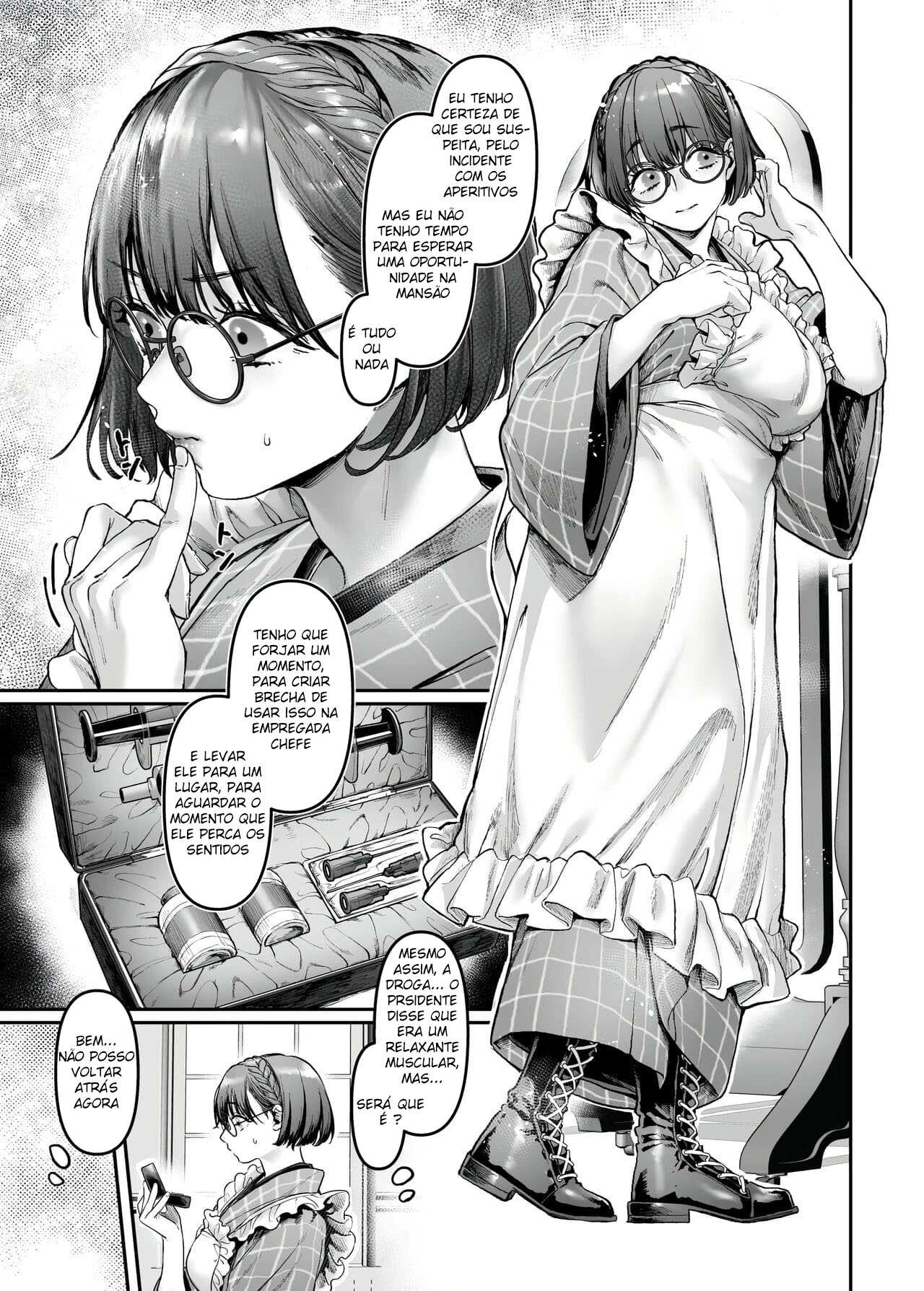 Infiltração! Reembolso de Dívidas de uma Espiã à Beira do Precipício ~A Empregada Crossdressing e o Chefe Oni~ — página 46
