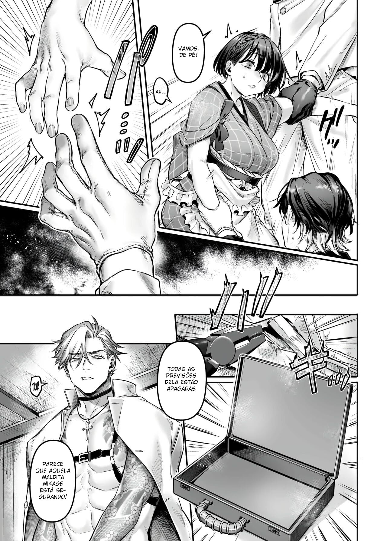 Infiltração! Reembolso de Dívidas de uma Espiã à Beira do Precipício ~A Empregada Crossdressing e o Chefe Oni~ — página 62