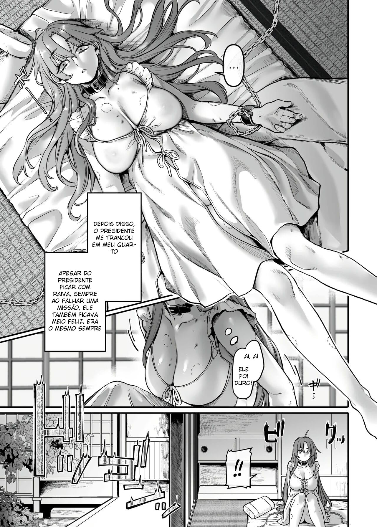 Infiltração! Reembolso de Dívidas de uma Espiã à Beira do Precipício ~A Empregada Crossdressing e o Chefe Oni~ — página 76