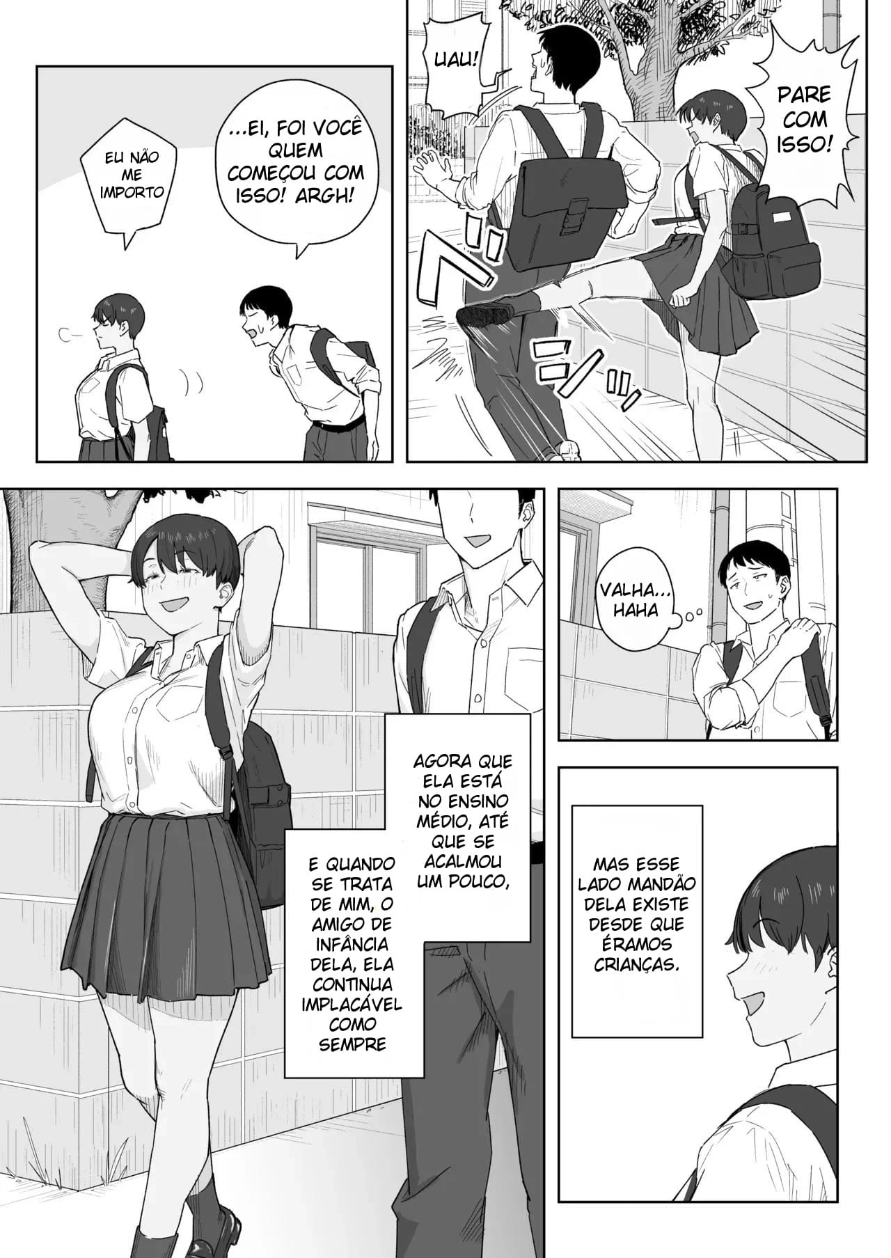 A Minha Amiga de Infância Tomboy Que Cresceu e Virou Um Mulherão — página 4