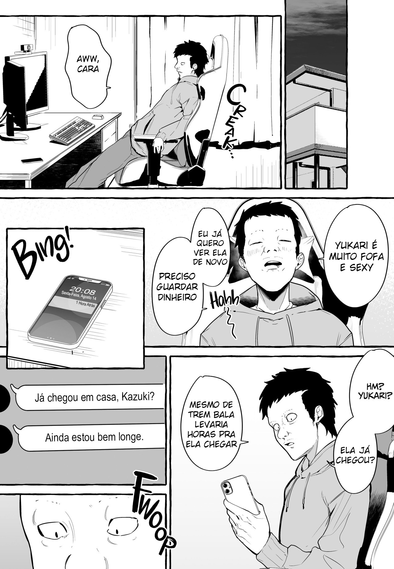 O Dia em Que Encontrei Pessoalmente Minha Namorada Virtual Peituda, e Ela Sugou Toda Minha Porra. — página 56