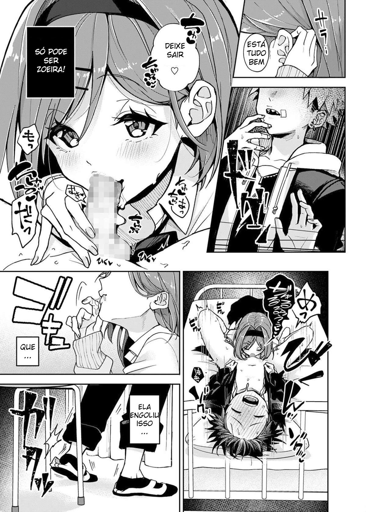 Um menino delinquente é provocado por uma lasciva Onee-san — página 9