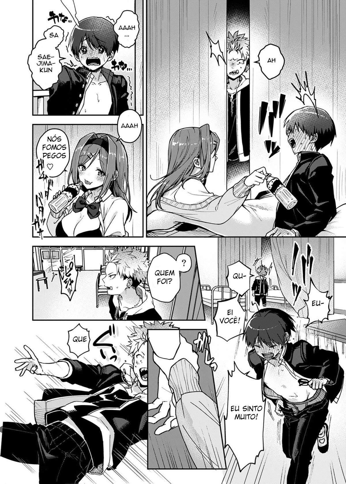 Um menino delinquente é provocado por uma lasciva Onee-san — página 10