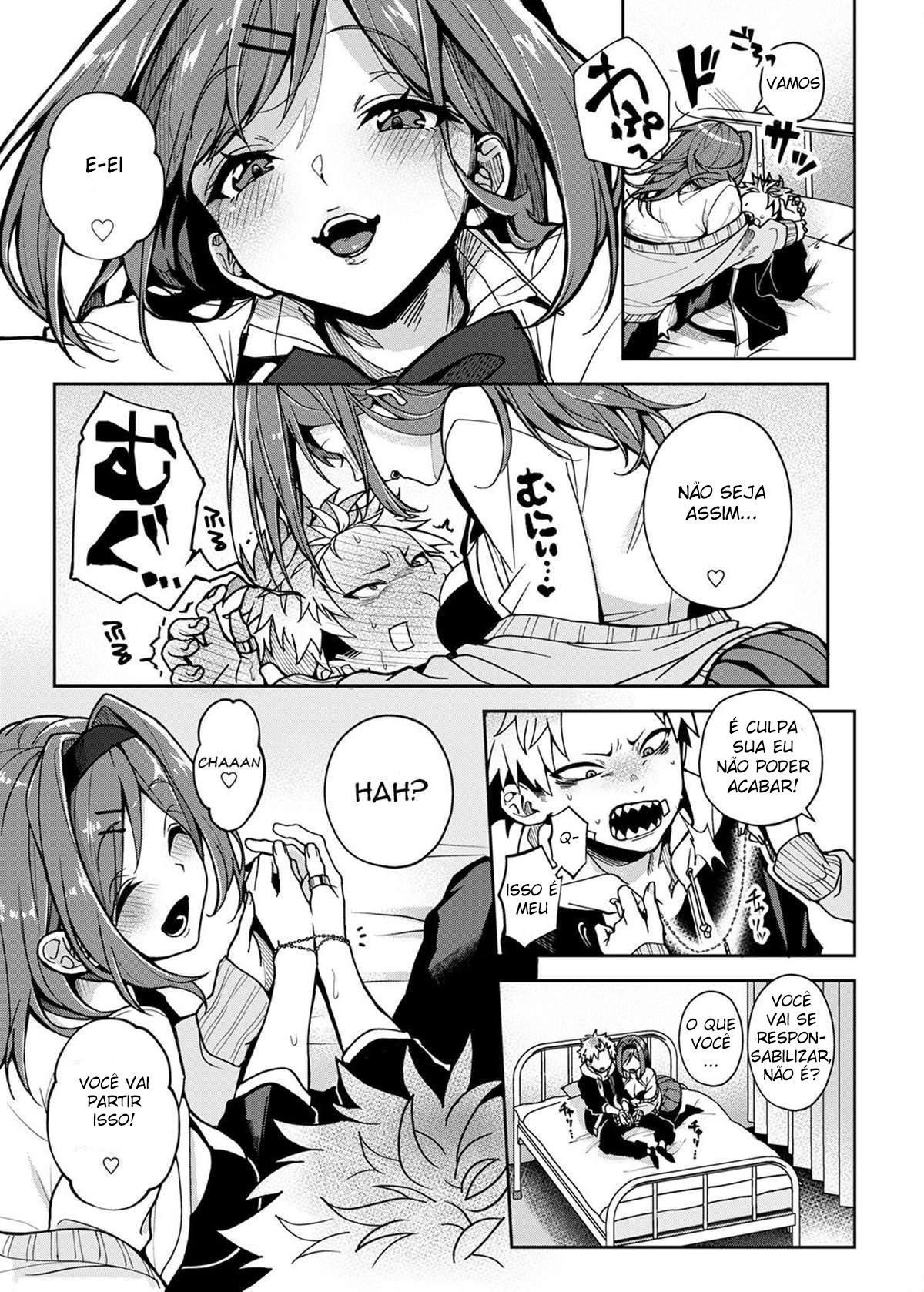 Um menino delinquente é provocado por uma lasciva Onee-san — página 13