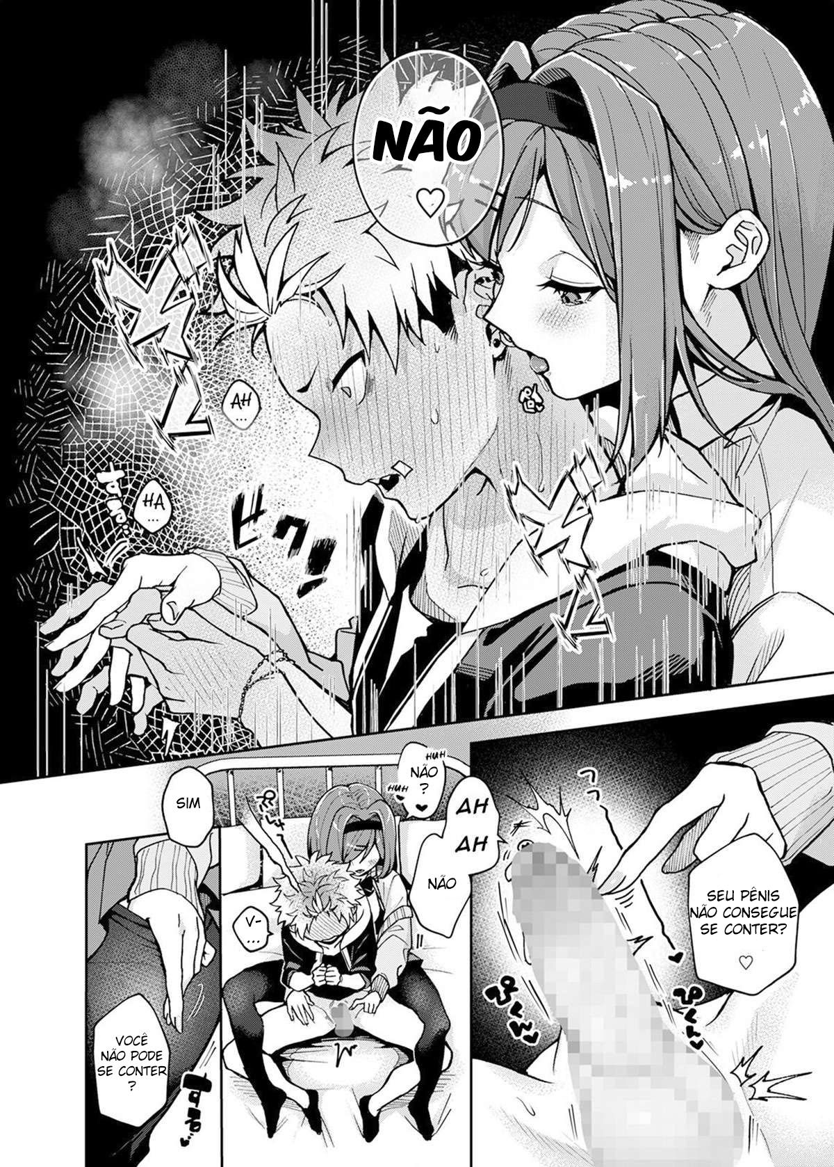 Um menino delinquente é provocado por uma lasciva Onee-san — página 20