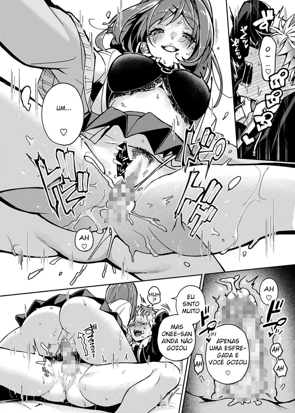 Um menino delinquente é provocado por uma lasciva Onee-san — página 24