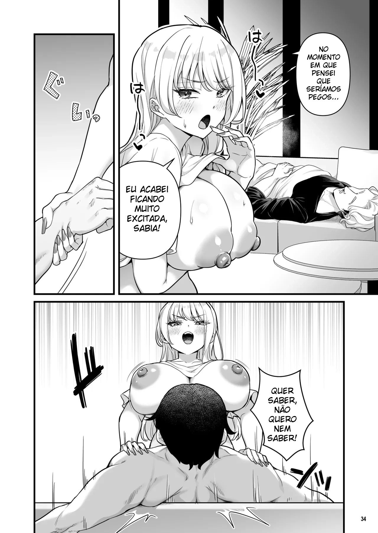 Fiz Um Sexo Selvagem Com Uma Gyaru Peituda Que Trabalhava Meio Período! 4 — página 36