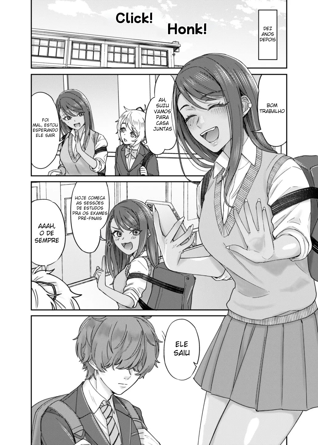Uma História de Estudar às Escondidas com a Minha Amiga de Infância Gyaru — página 3