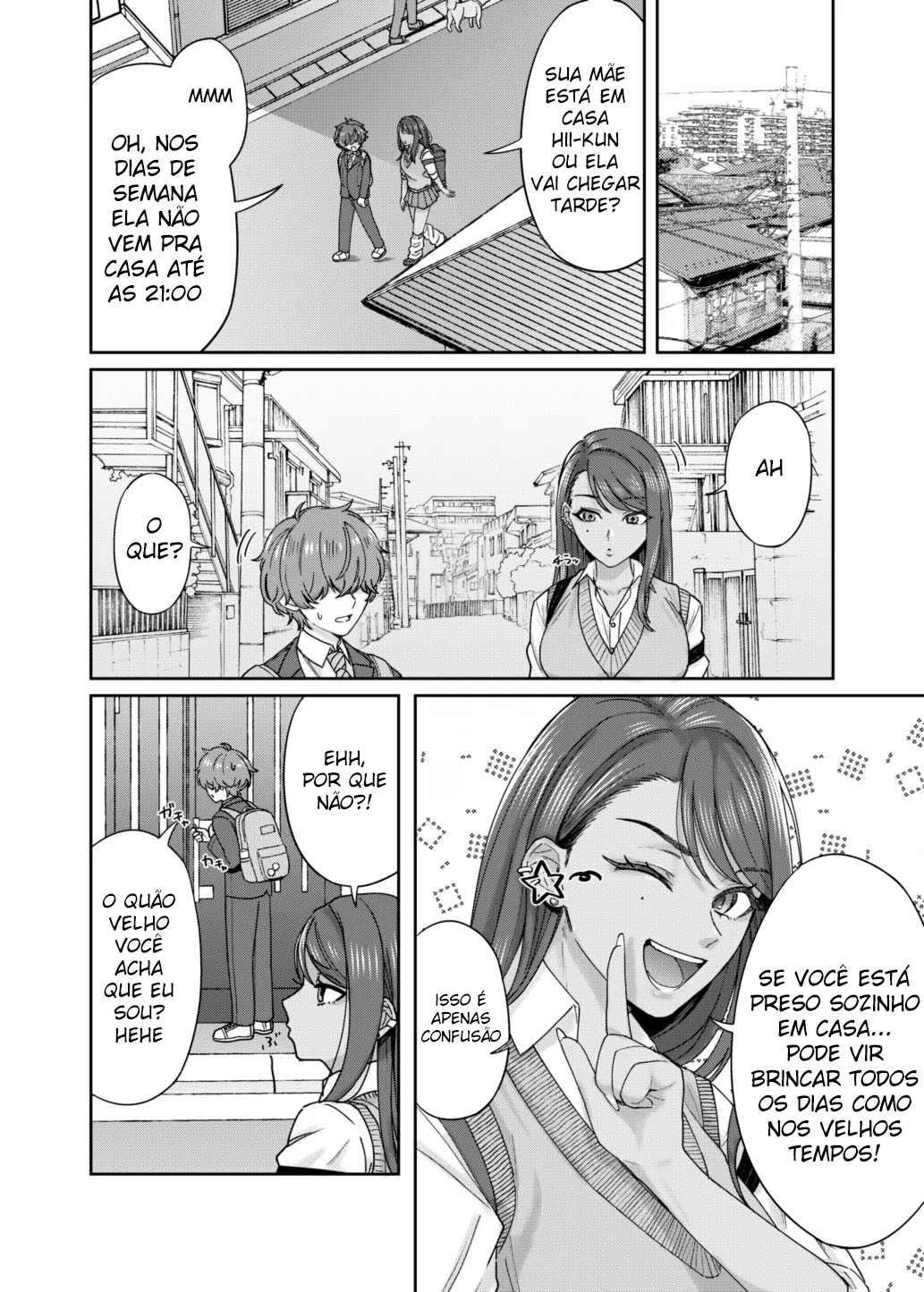 Uma História de Estudar às Escondidas com a Minha Amiga de Infância Gyaru — página 5