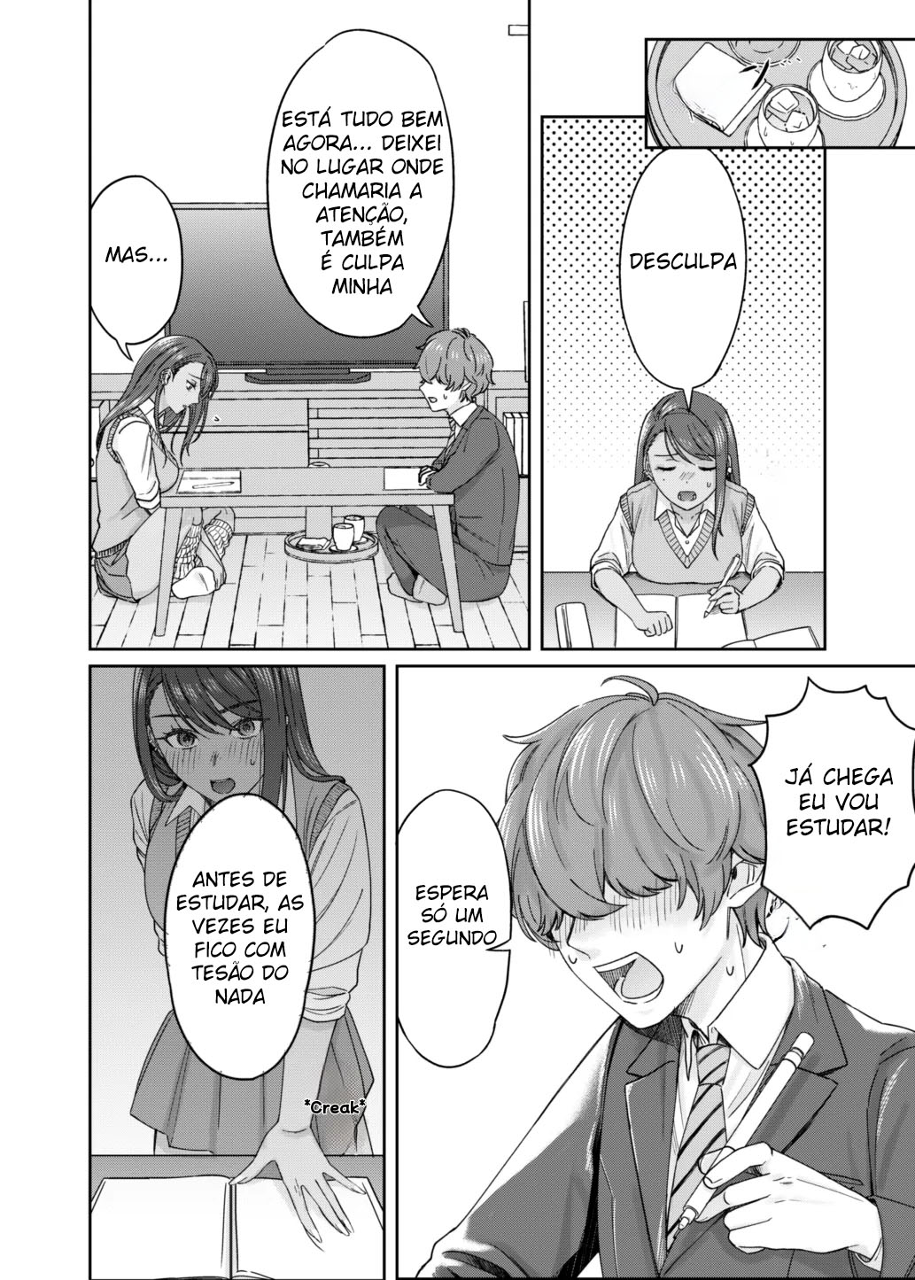 Uma História de Estudar às Escondidas com a Minha Amiga de Infância Gyaru — página 9