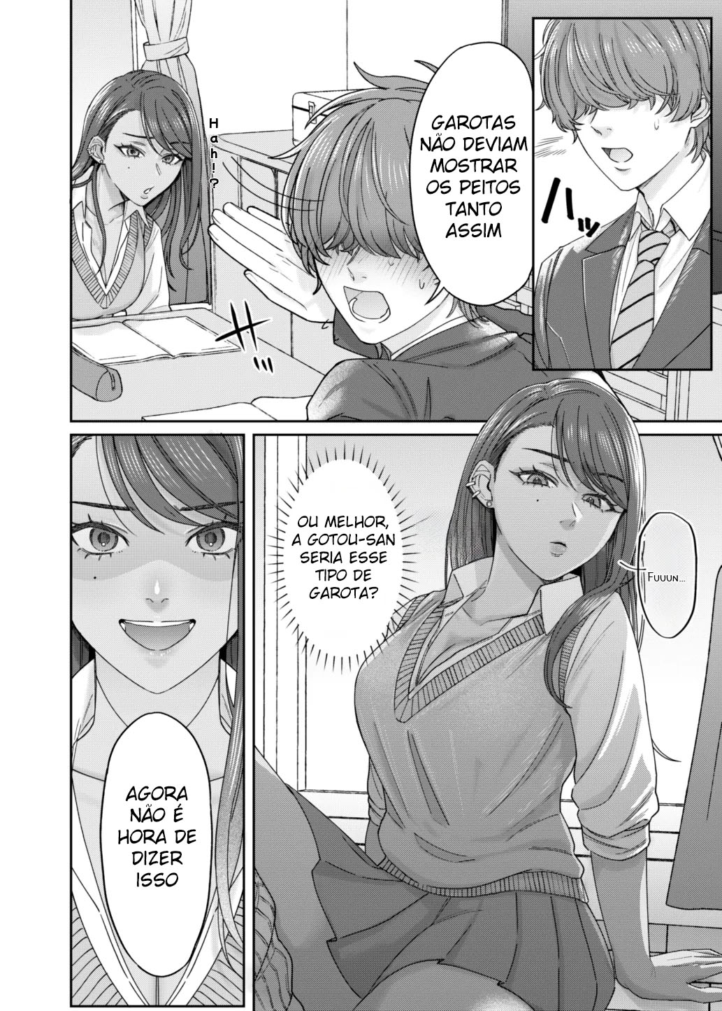 Uma História de Estudar às Escondidas com a Minha Amiga de Infância Gyaru — página 11