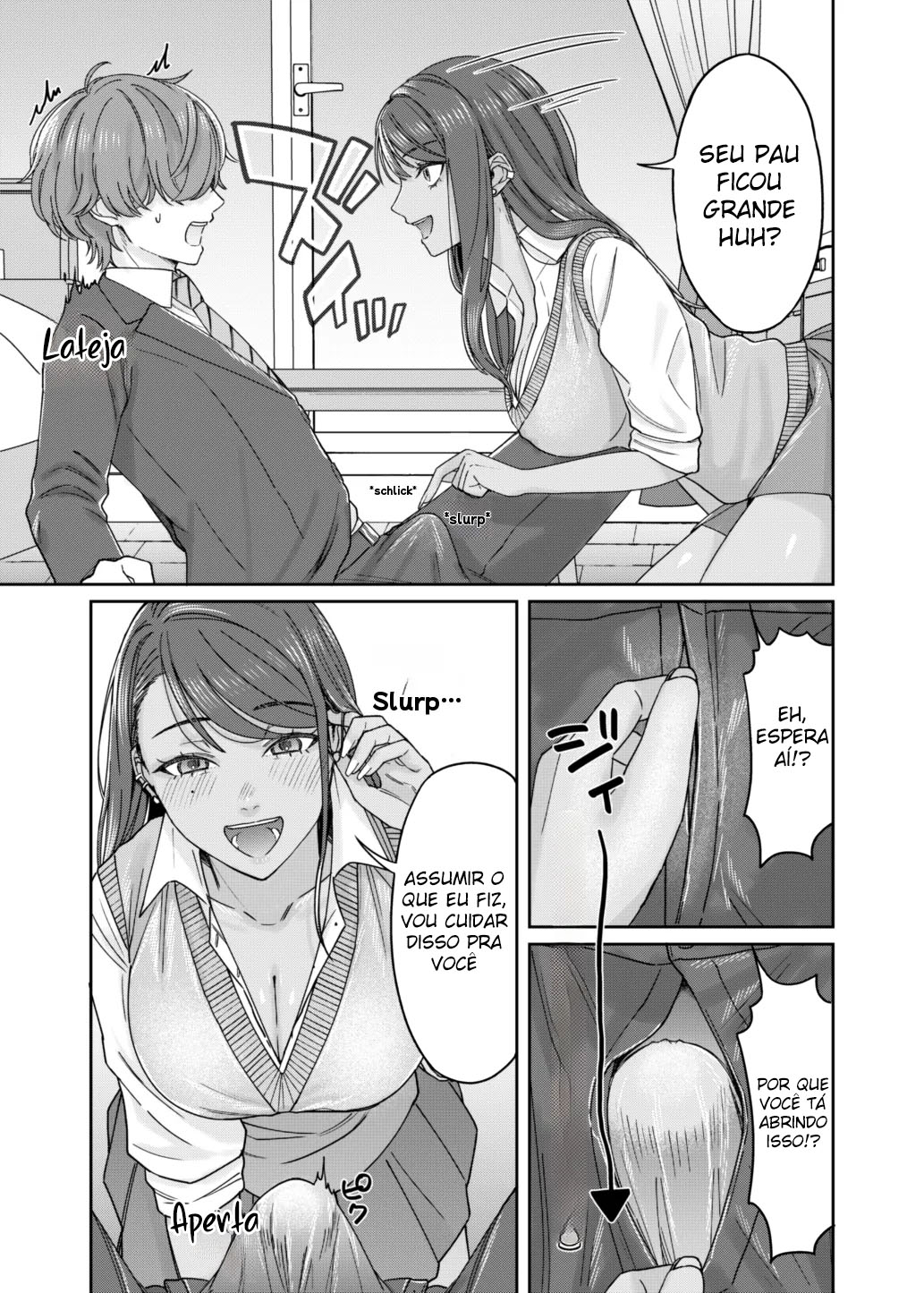 Uma História de Estudar às Escondidas com a Minha Amiga de Infância Gyaru — página 12