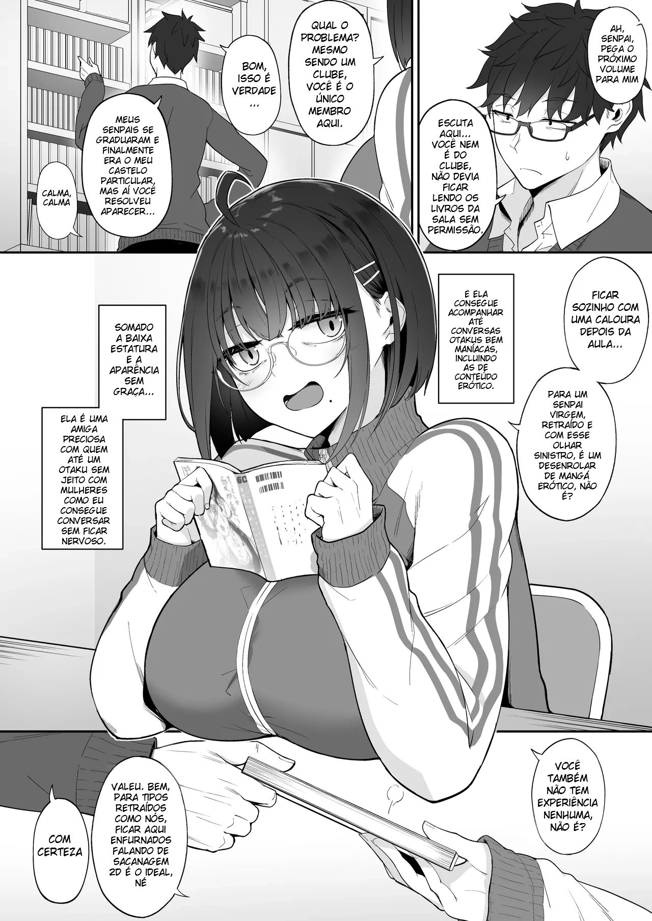A História de Quando Emprestei Um Mangá para a Minha Kouhai Otaku e Ela Me Masturbou — página 3